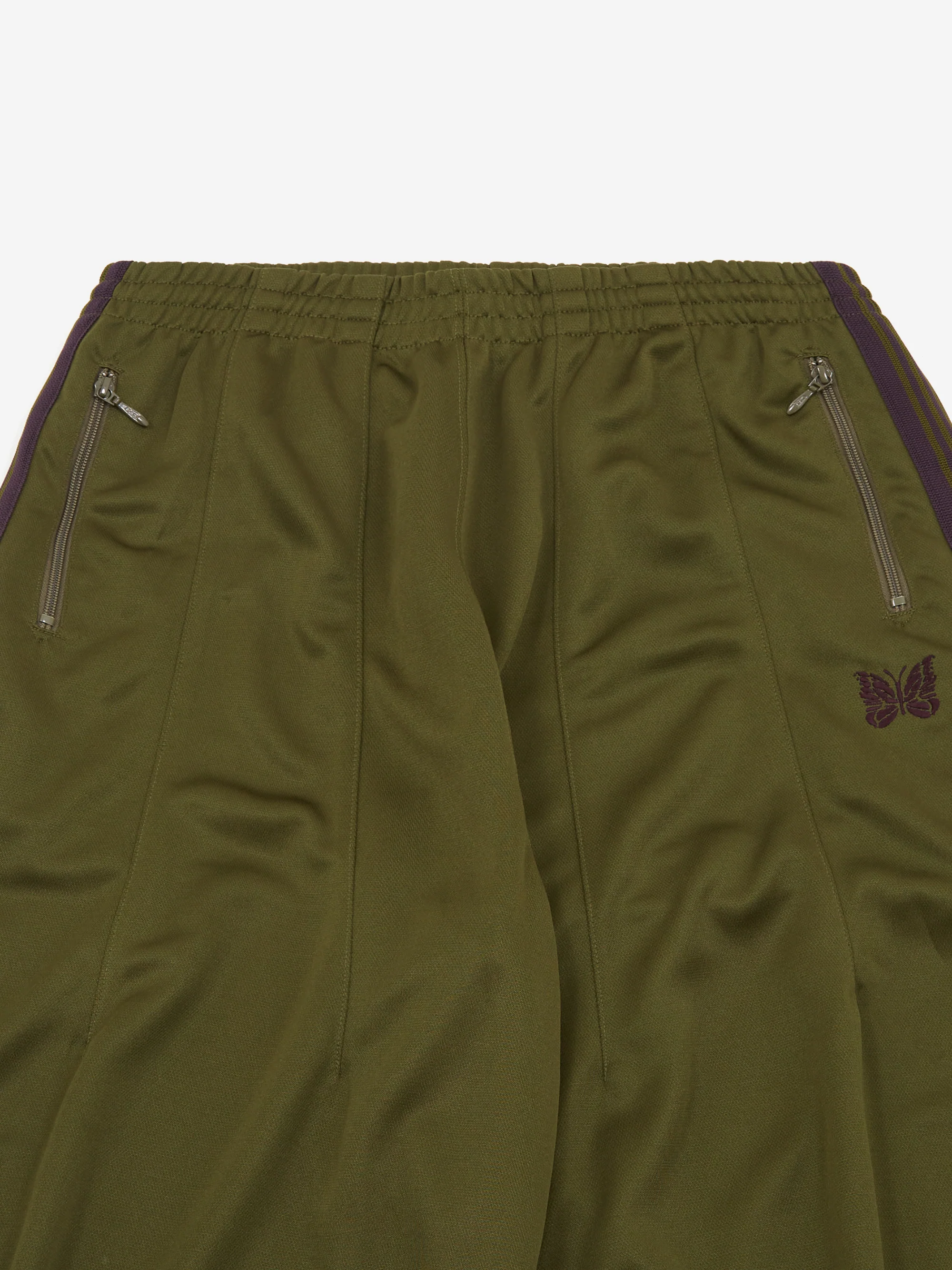 Needles H.D. Track Pant - Poly Smooth - Olive - Image 5
