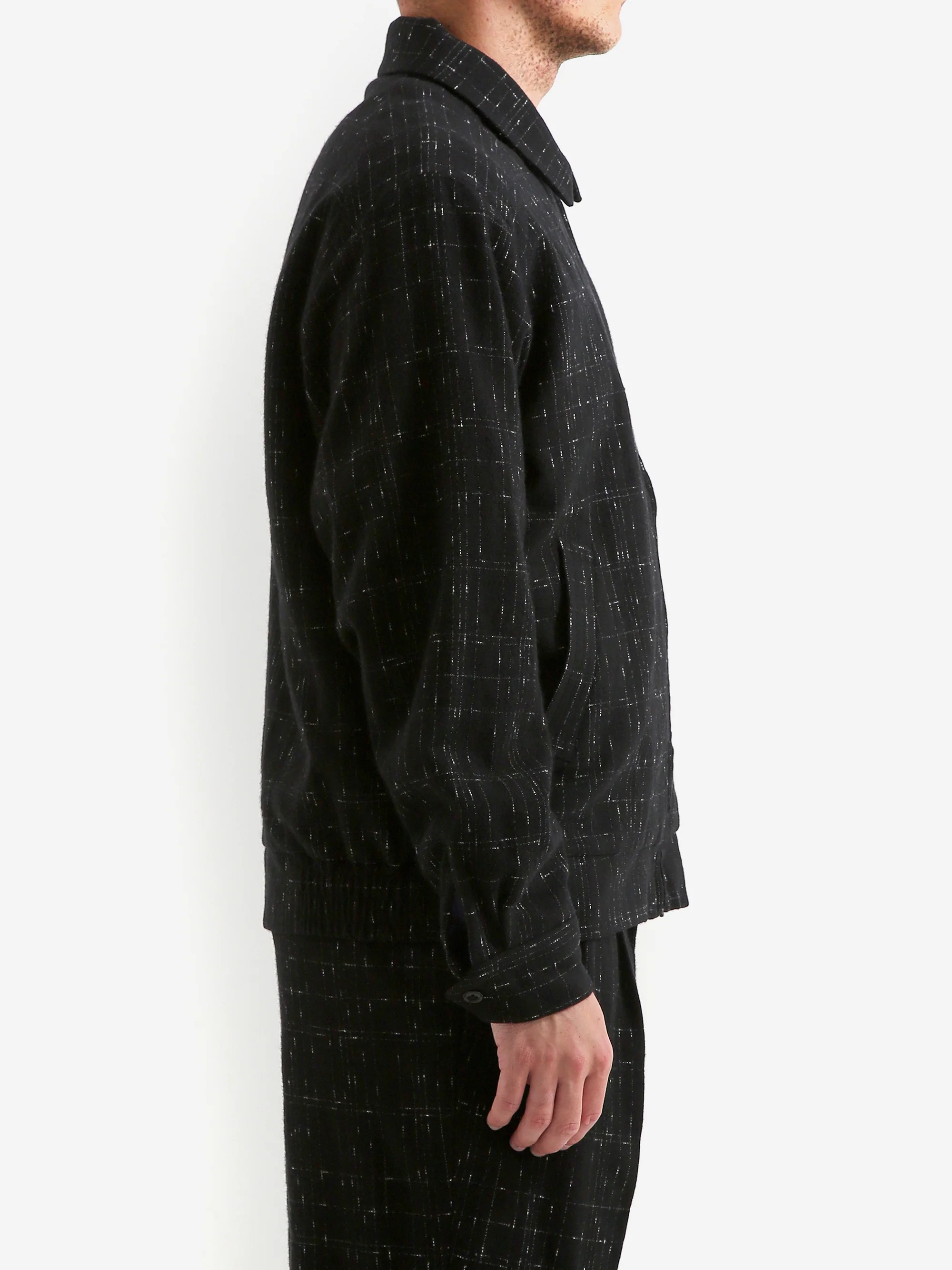 Needles Plaid Sport Jacket - Black - Image 5