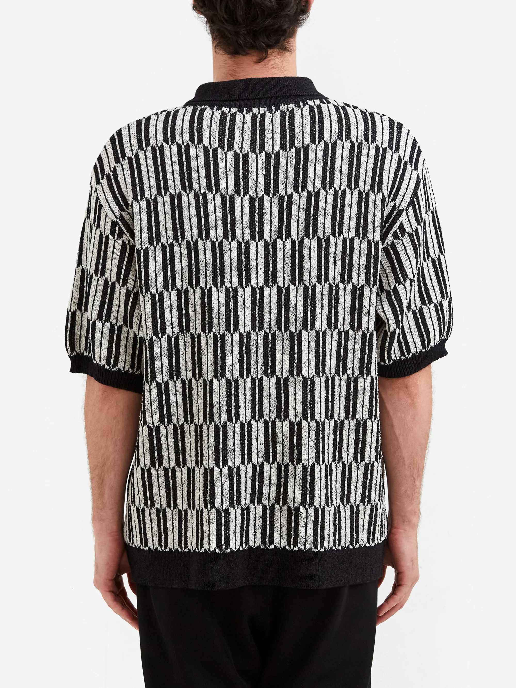 Needles Polo Sweater - Arrow Black - Image 5