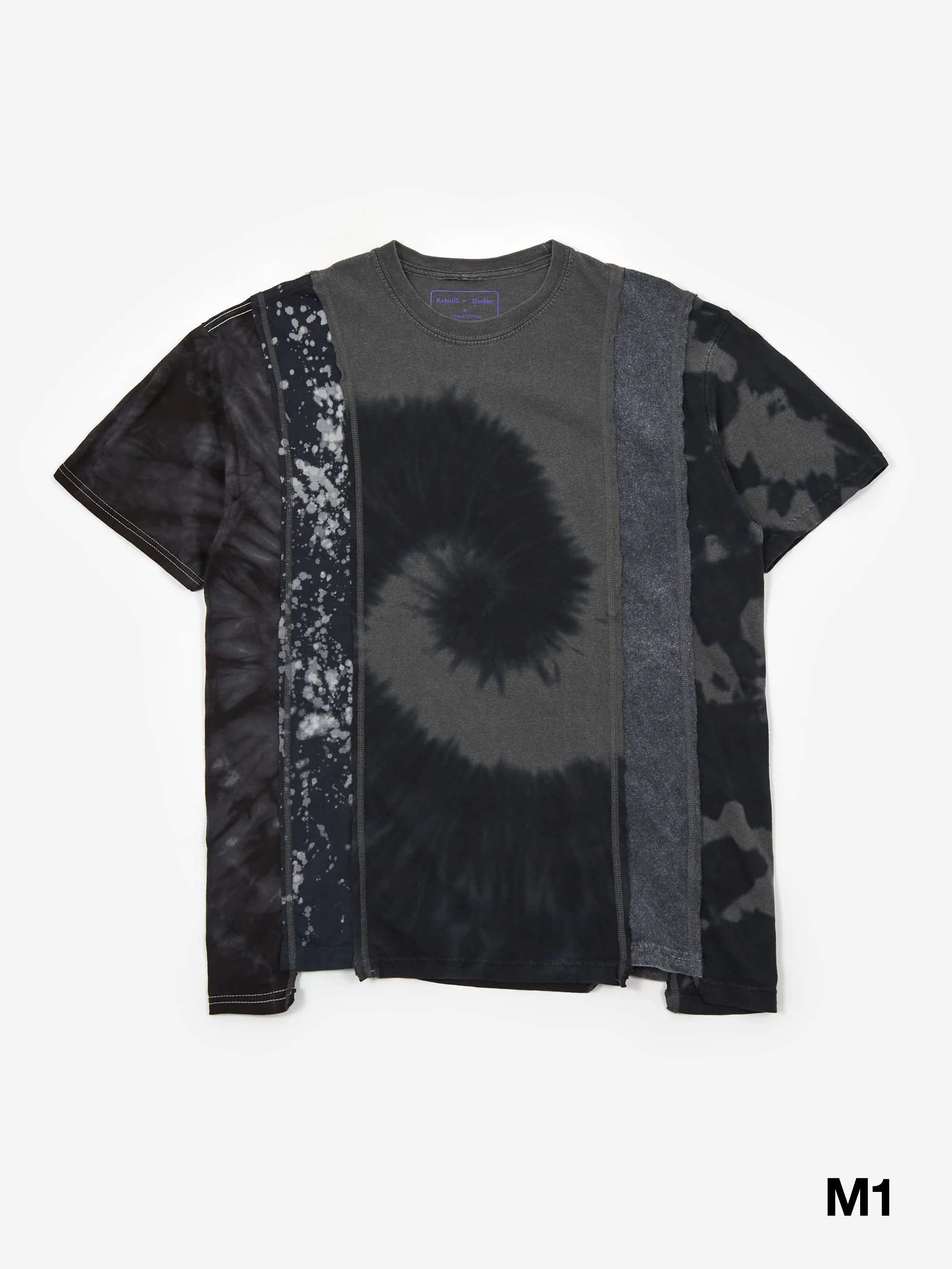 Needles Rebuild 5 Cuts S/S Tee - B&W Mishmash - Assorted