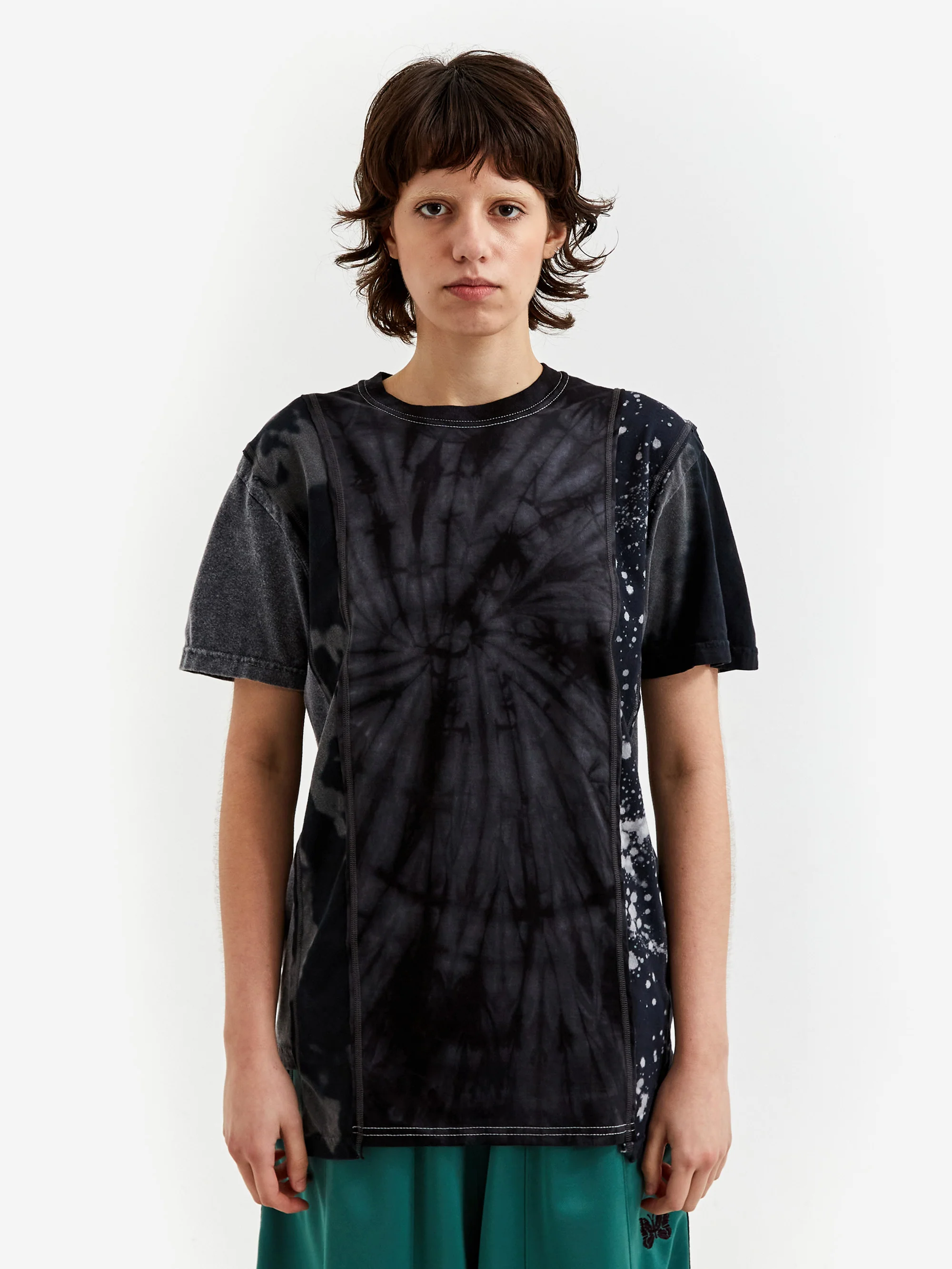 Needles Rebuild 5 Cuts S/S Tee - B&W Mishmash - Assorted - Image 3