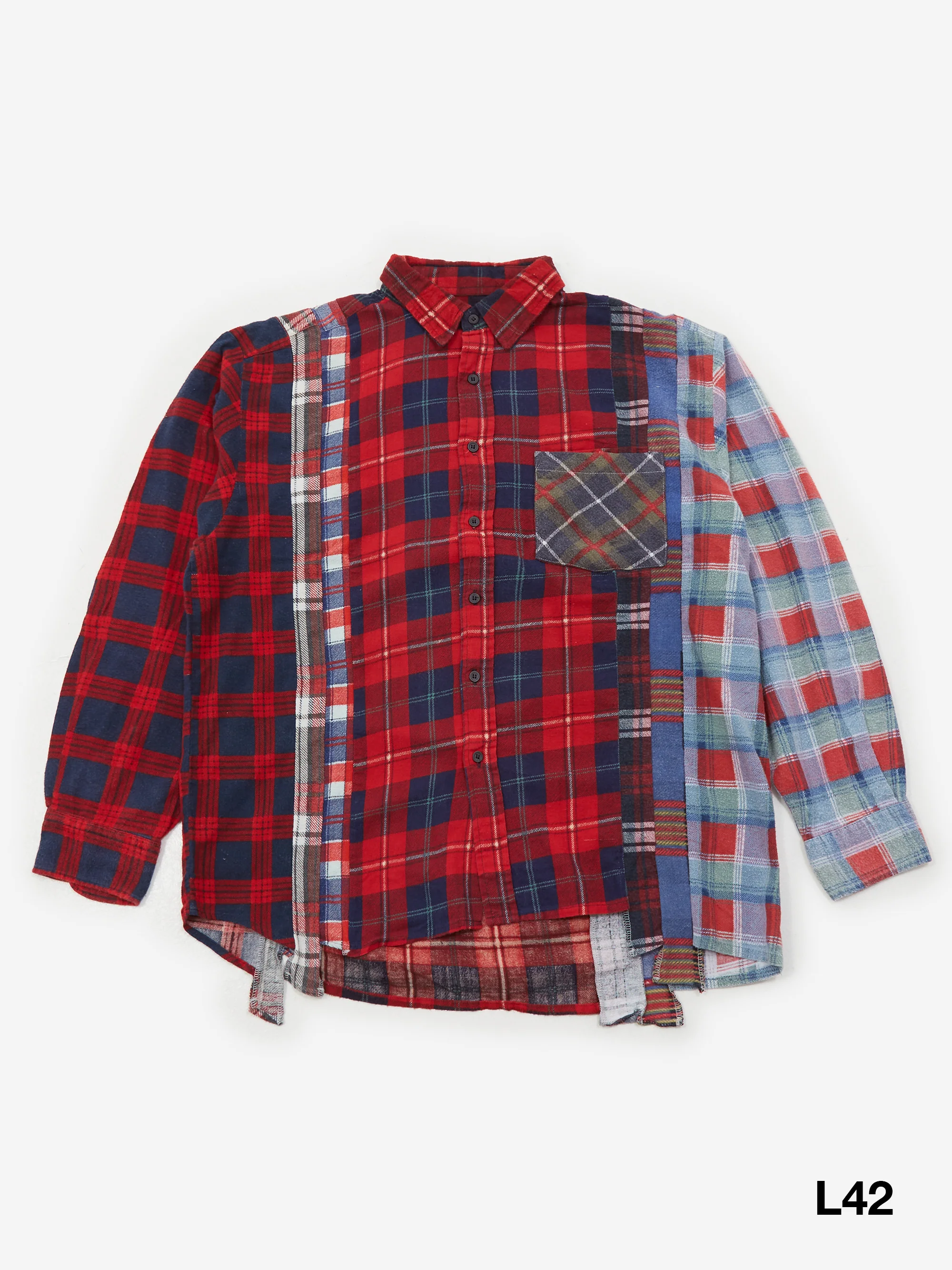 Needles Rebuild 7 Cuts Flannel Shirt - Assorted Sale 1 - Image 3