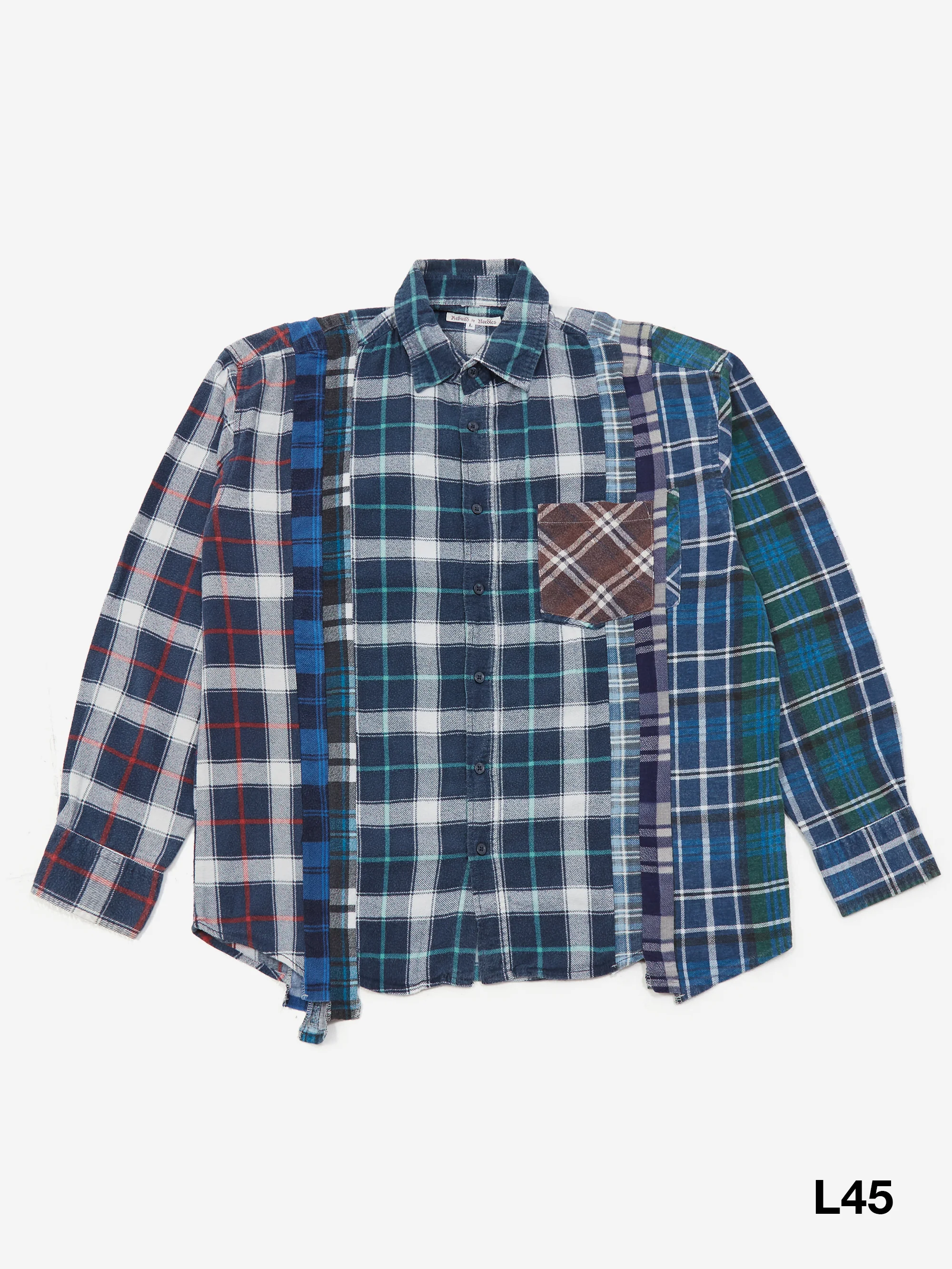 Needles Rebuild 7 Cuts Flannel Shirt - Assorted Sale 1 - Image 4