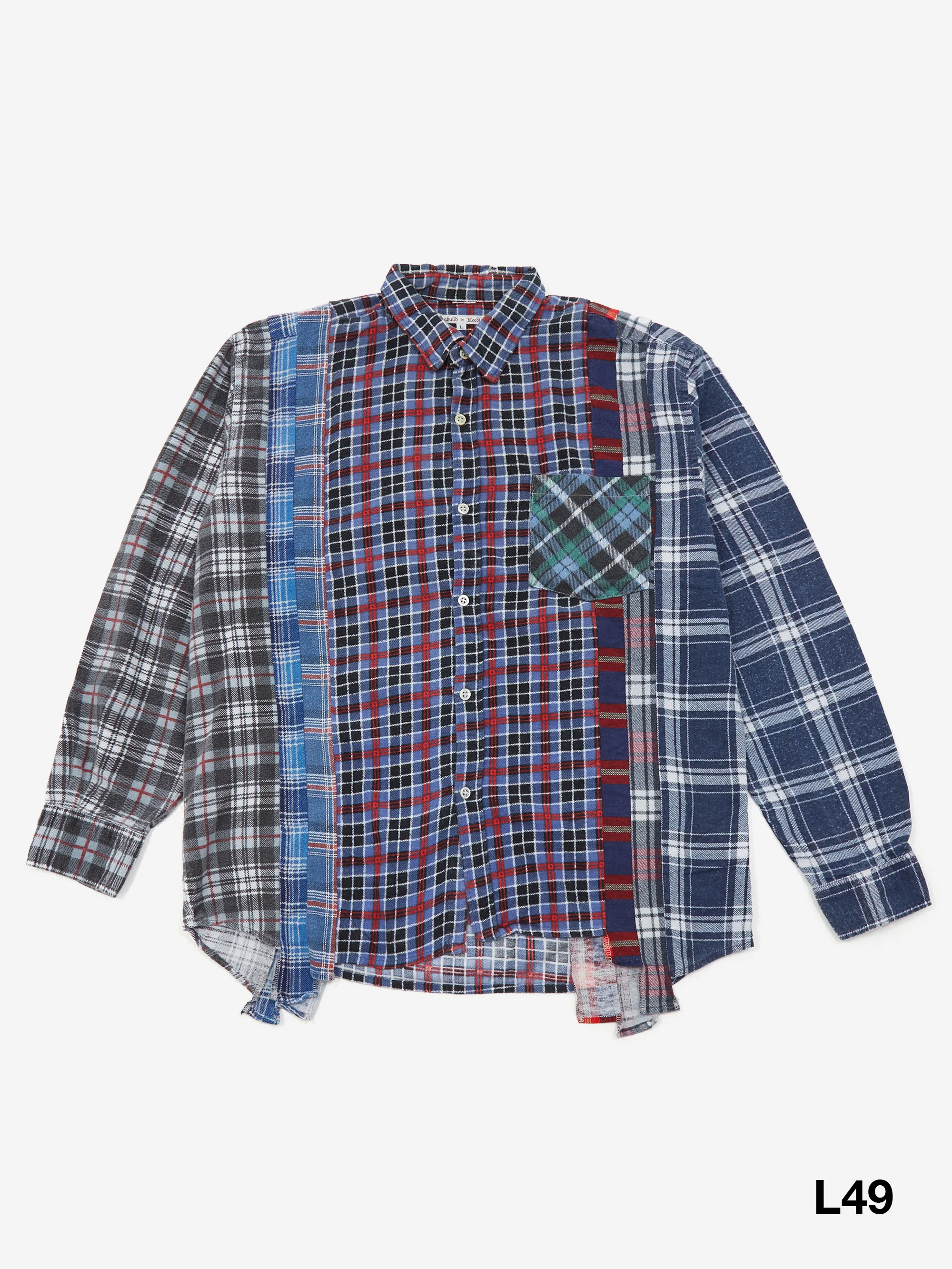 Needles Rebuild 7 Cuts Flannel Shirt - Assorted Sale 1 - Image 7
