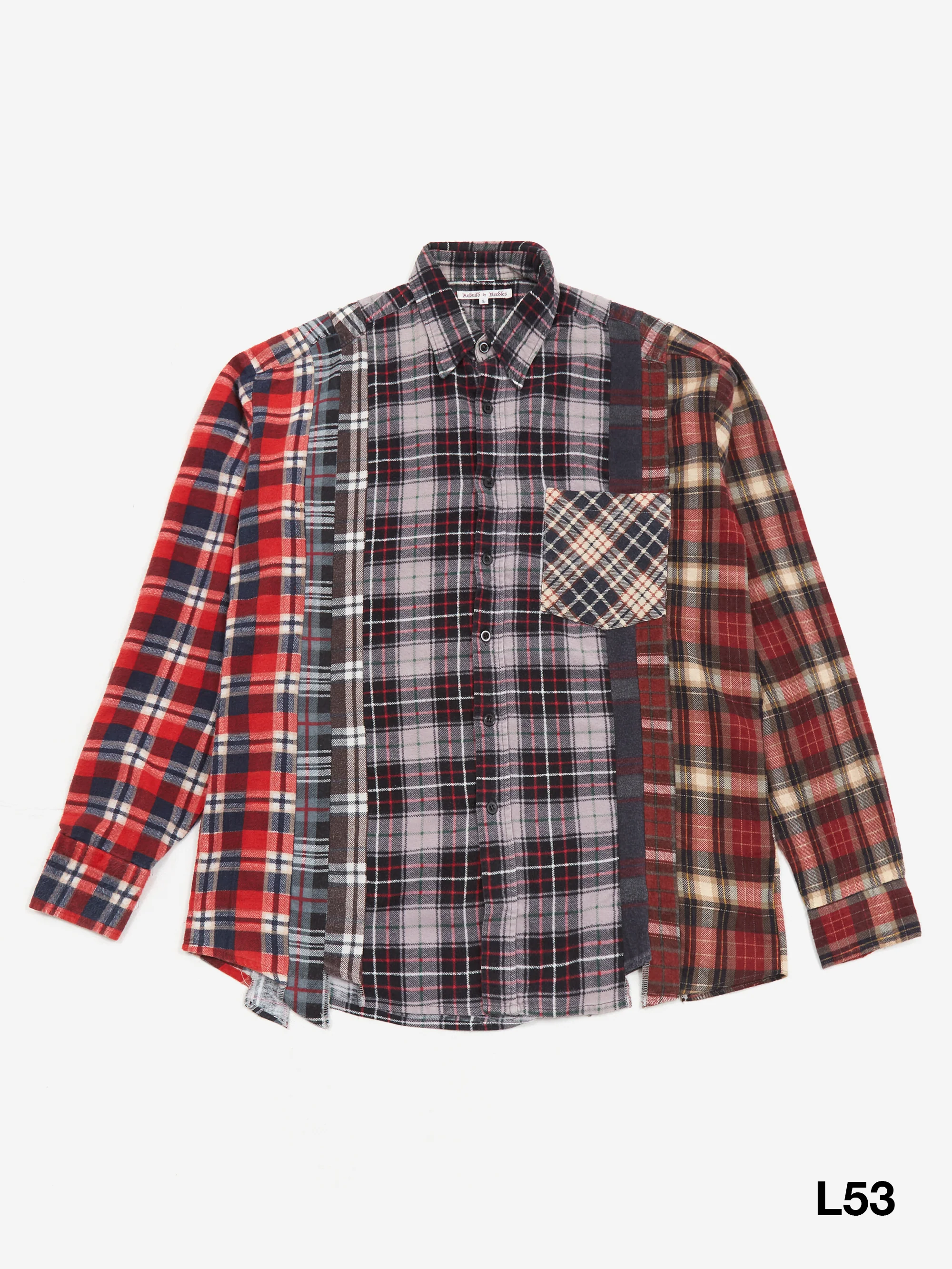 Needles Rebuild 7 Cuts Flannel Shirt - Assorted - Image 10