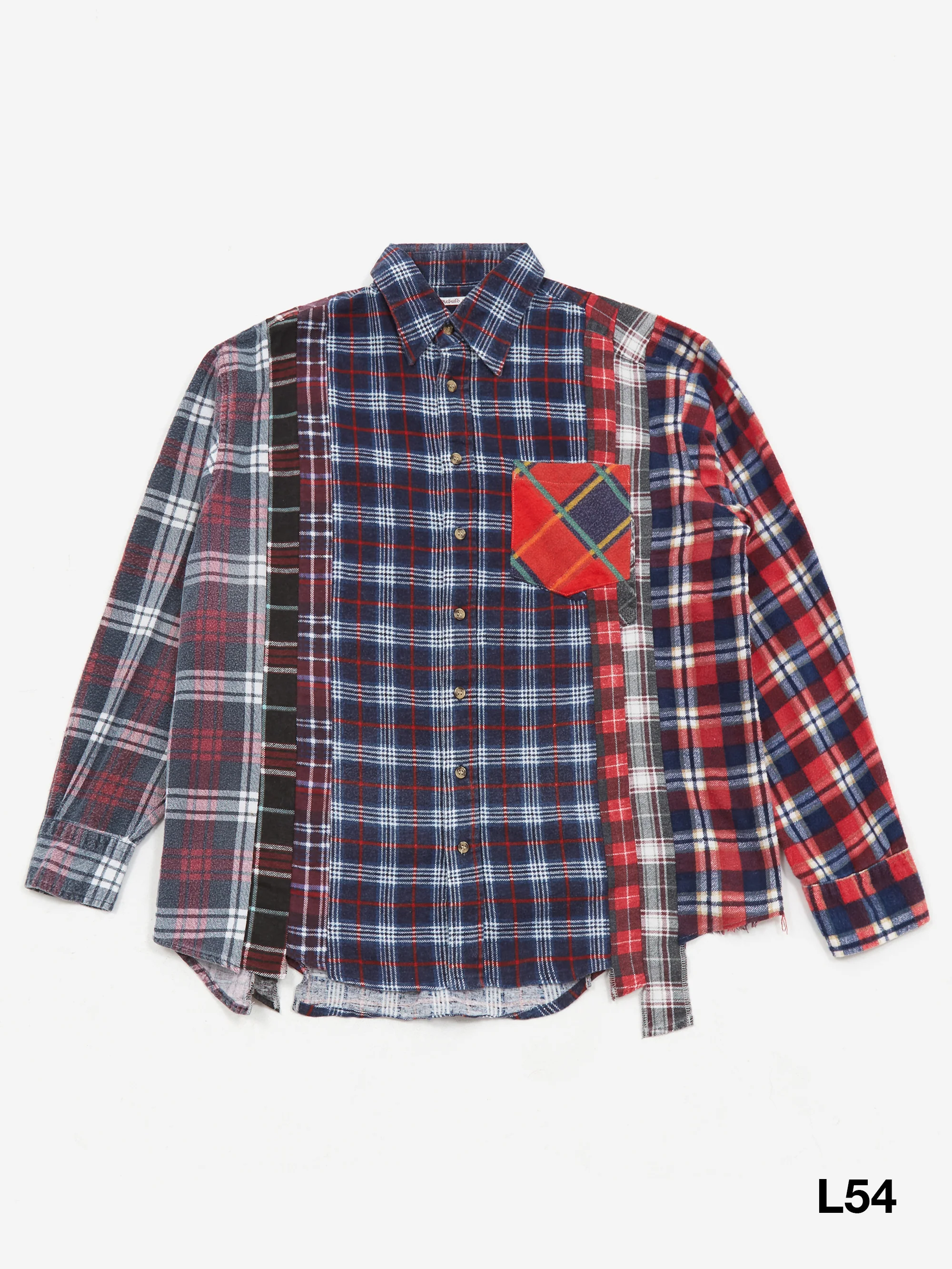 Needles Rebuild 7 Cuts Flannel Shirt - Assorted - Image 11