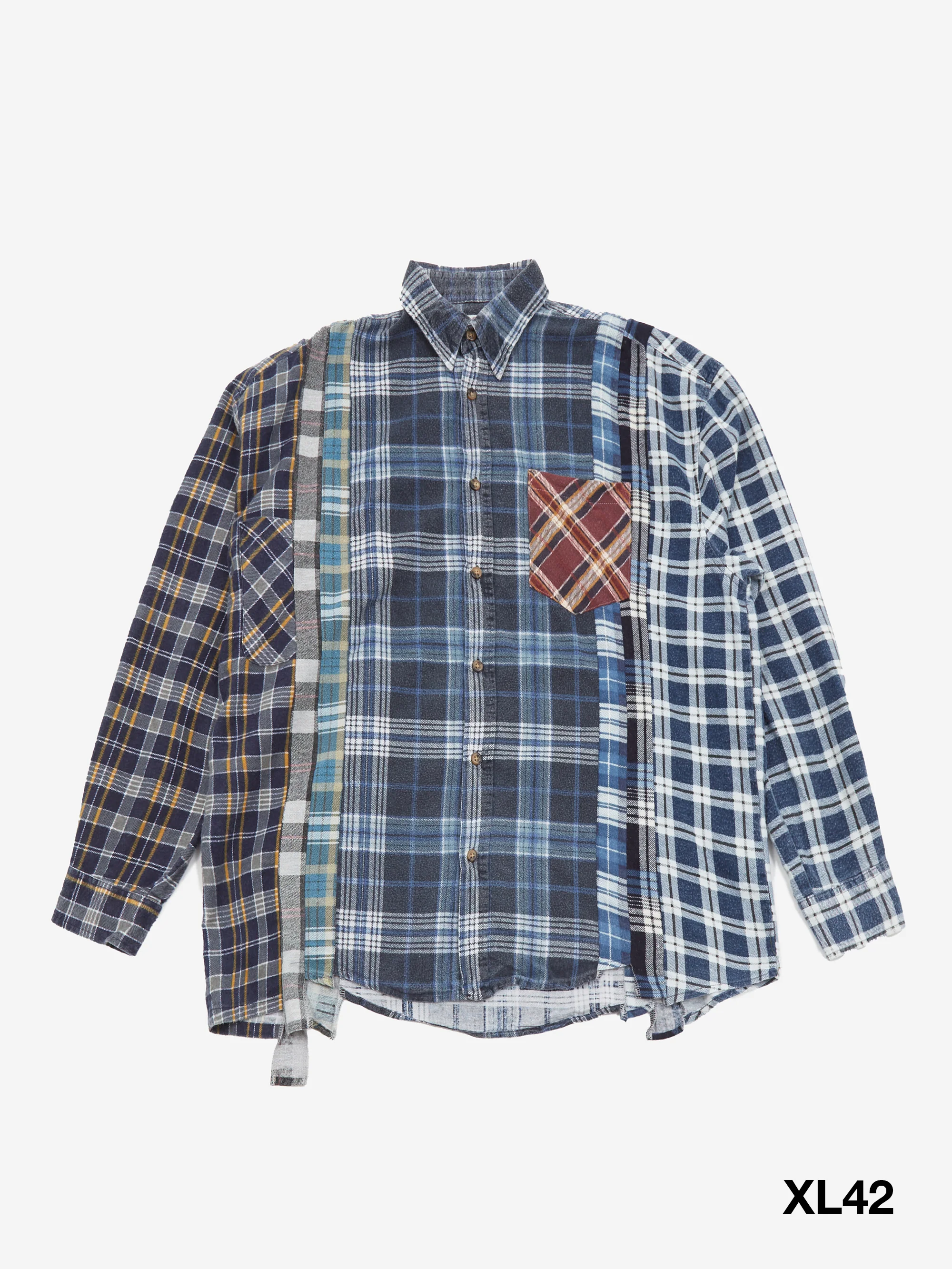 Needles Rebuild 7 Cuts Flannel Shirt - Assorted - Image 12