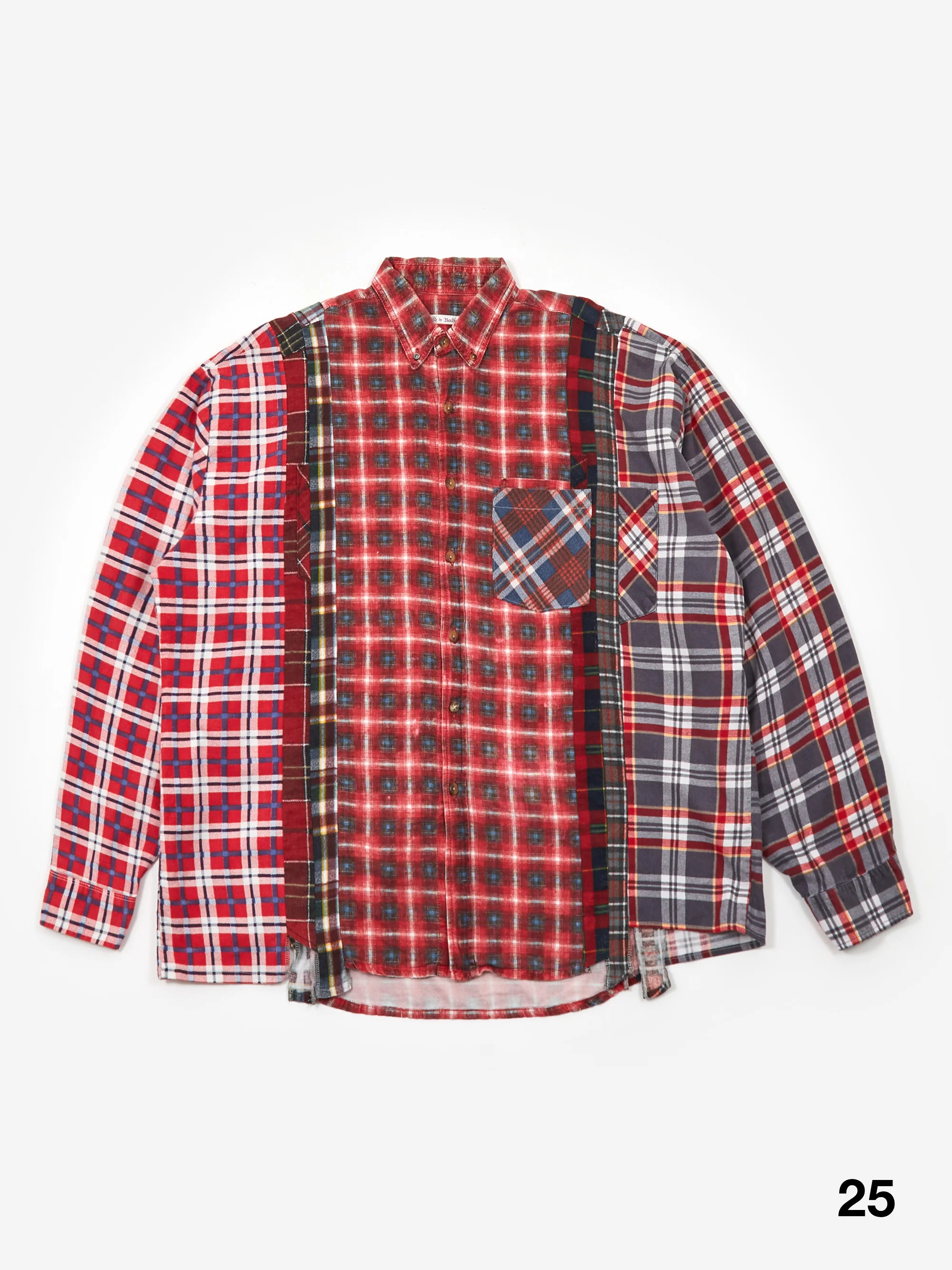 Needles Rebuild 7 Cuts Flannel Shirt / Wide - Assorted Sale
