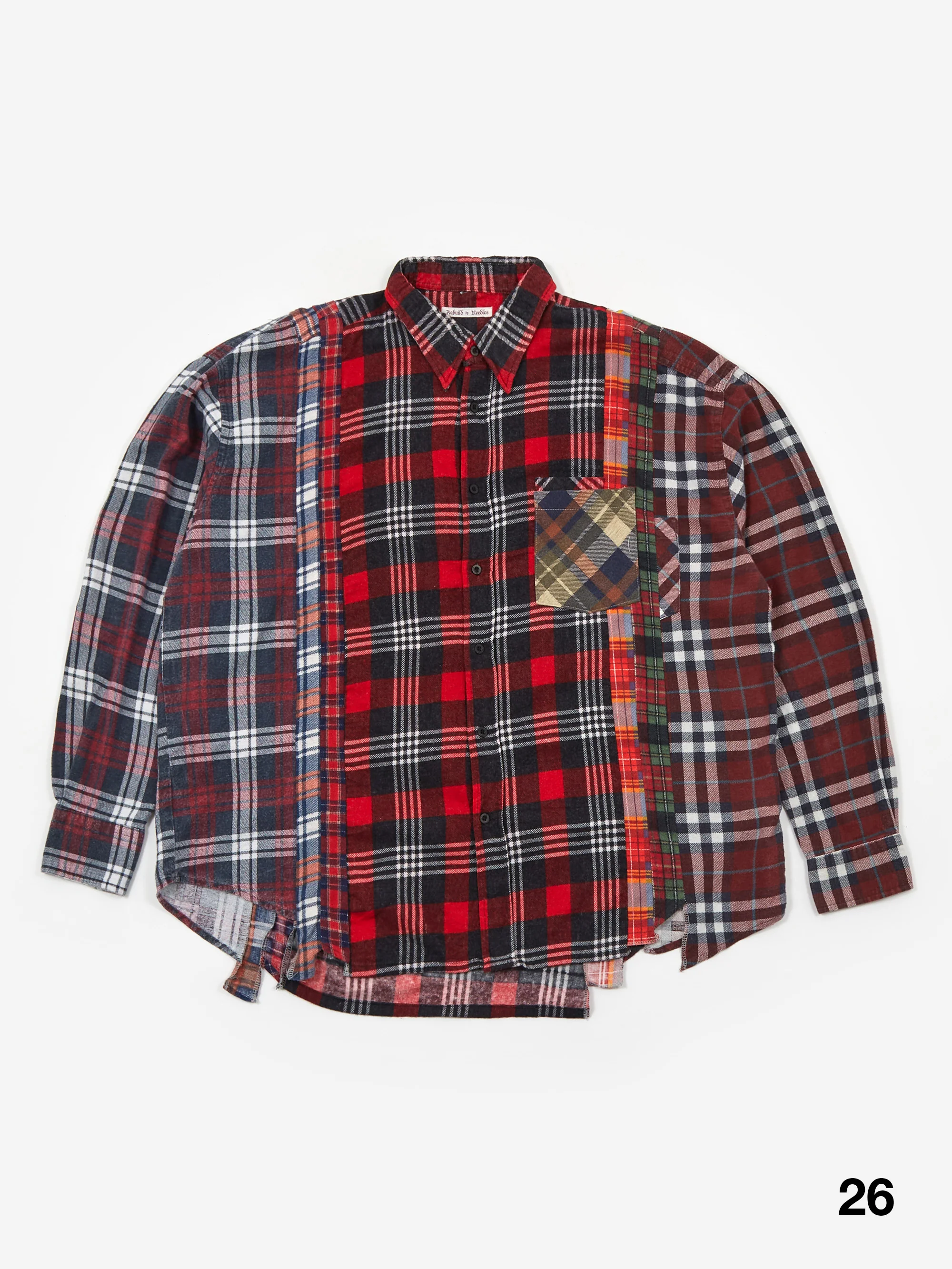 Needles Rebuild 7 Cuts Flannel Shirt / Wide - Assorted Sale - Image 2