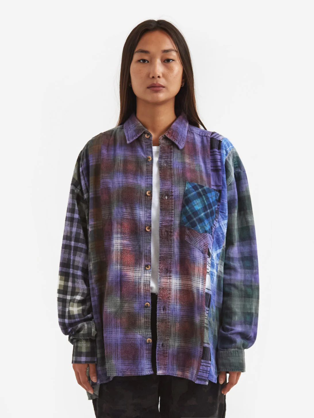 Needles Rebuild 7 Cuts Wide Shirt Tie Dye - Assorted