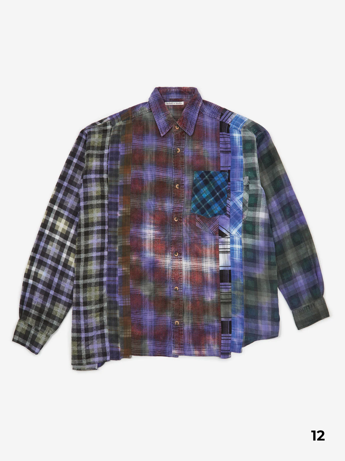Needles Rebuild 7 Cuts Wide Shirt Tie Dye - Assorted - Image 3