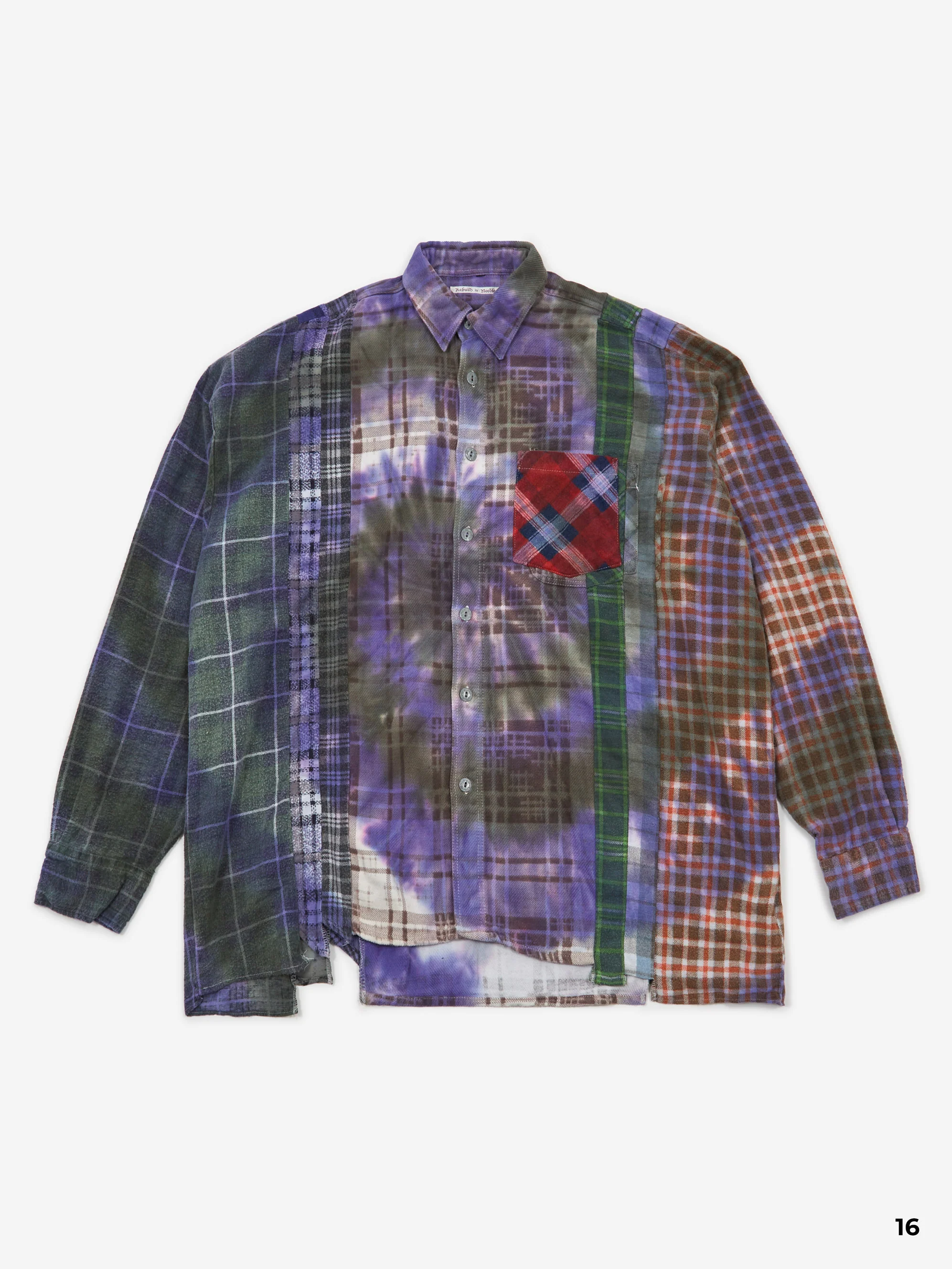 Needles Rebuild 7 Cuts Wide Shirt Tie Dye - Assorted - Image 7