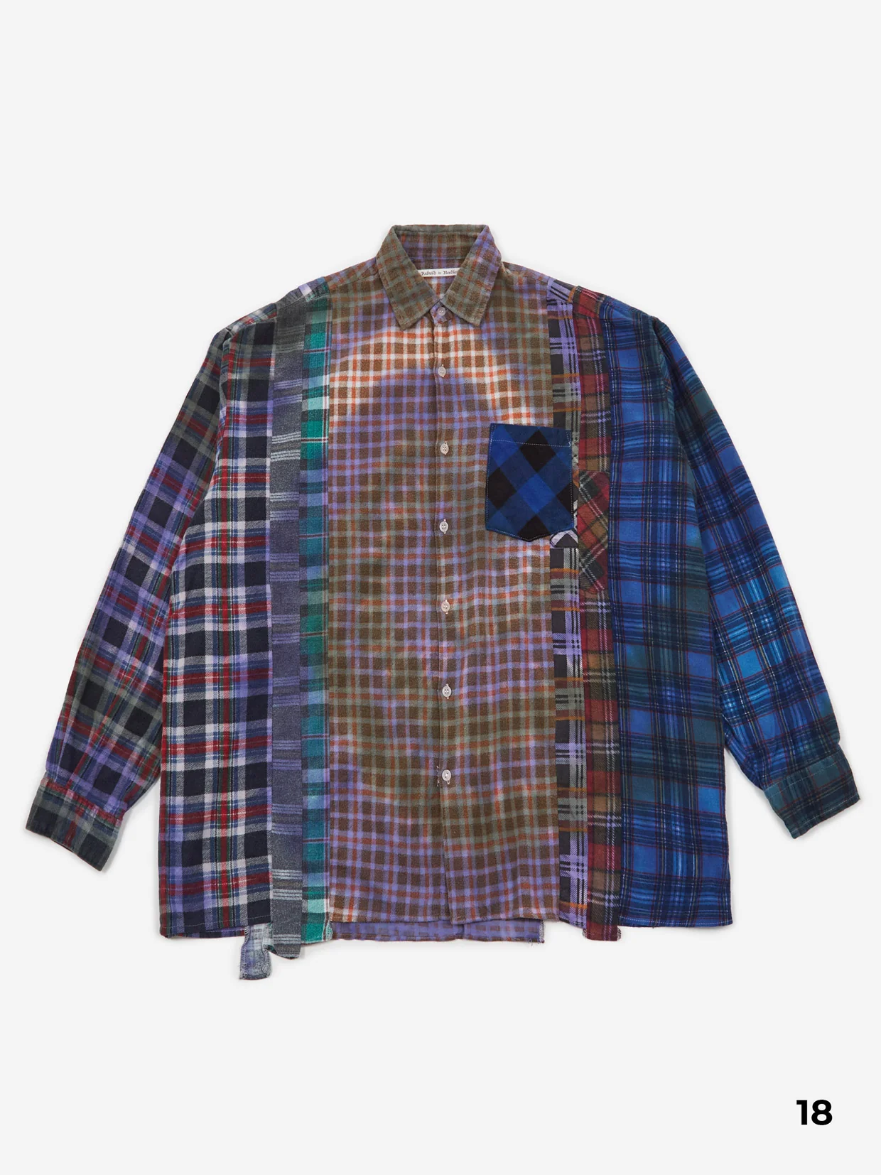 Needles Rebuild 7 Cuts Wide Shirt Tie Dye - Assorted - Image 9