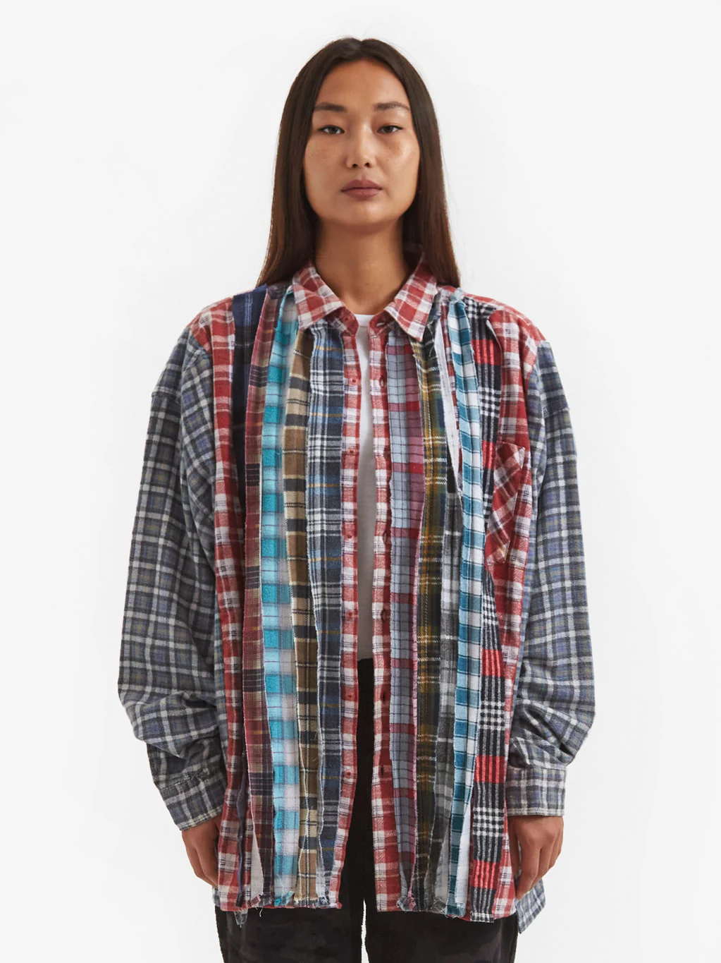 Needles Rebuild Wide Flannel Ribbon Shirt - Assorted - Image 2