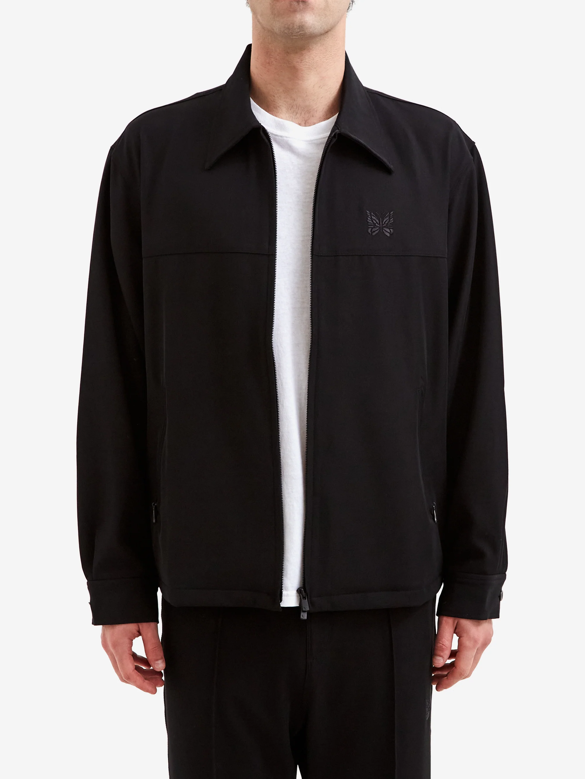 Needles Sport Jacket - Cavalry Twill Black/Black - Image 2