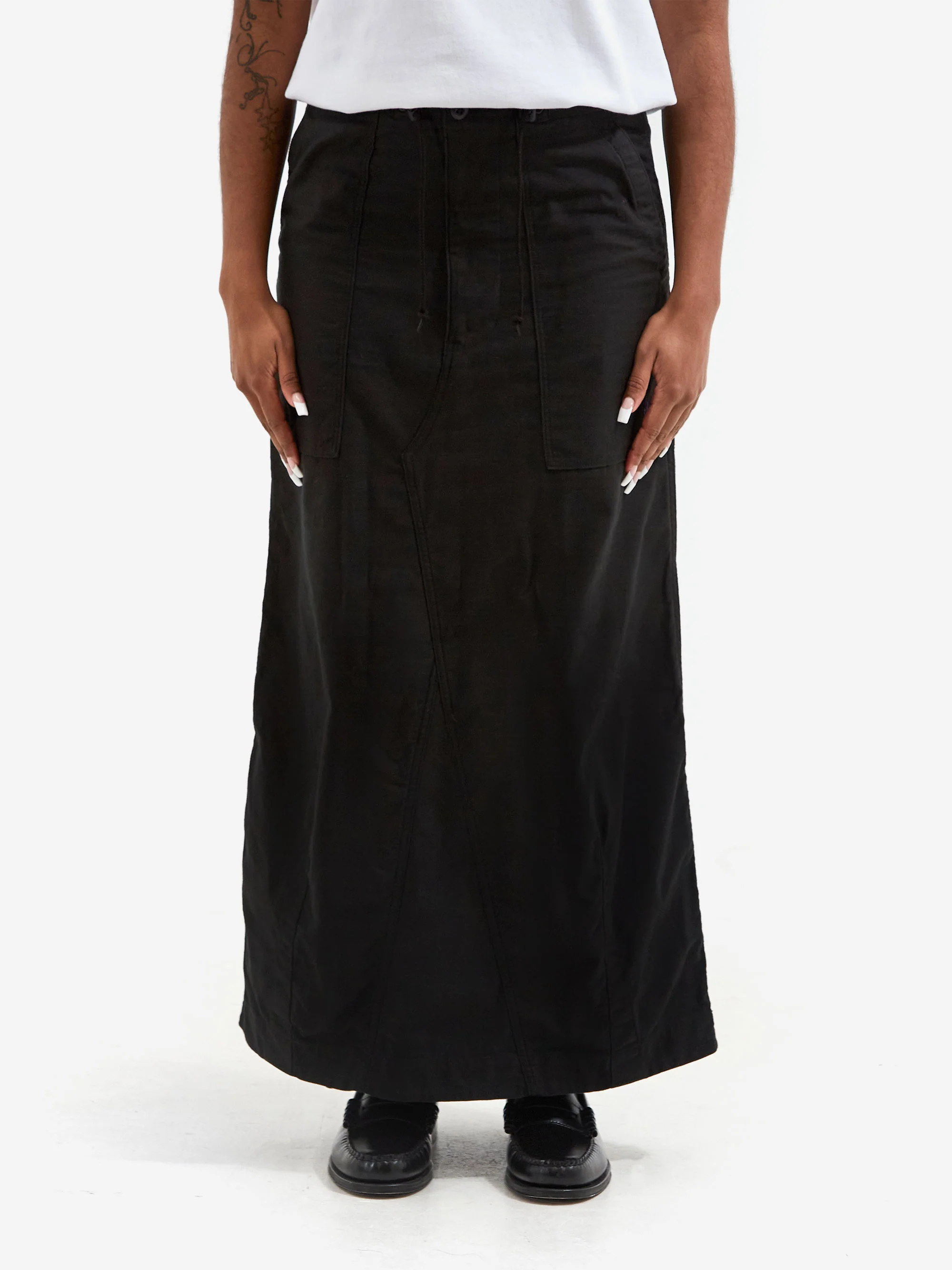 Needles String Fatigue Skirt - Black