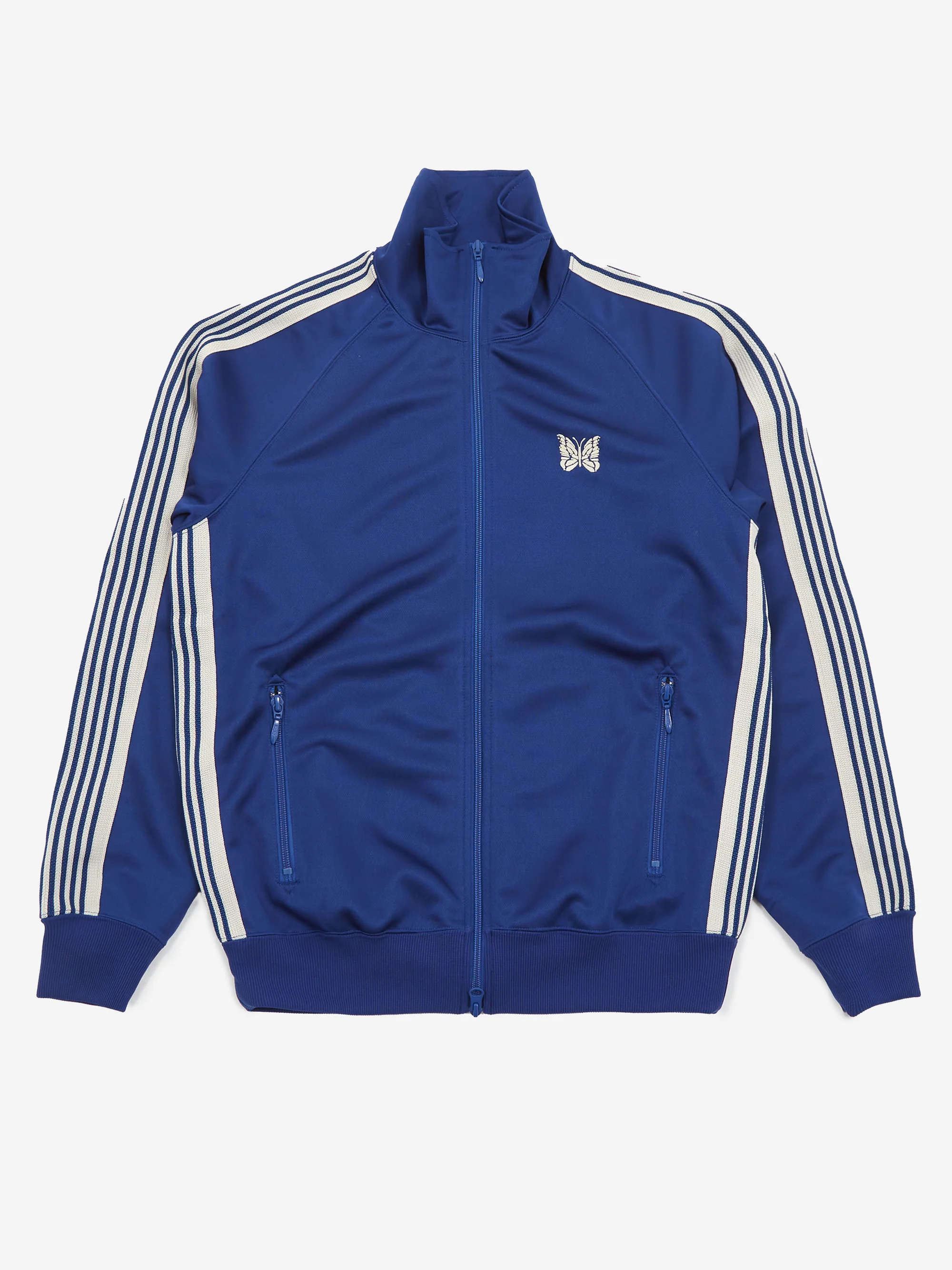 Needles Track Jacket - Poly Smooth - Royal - Image 5