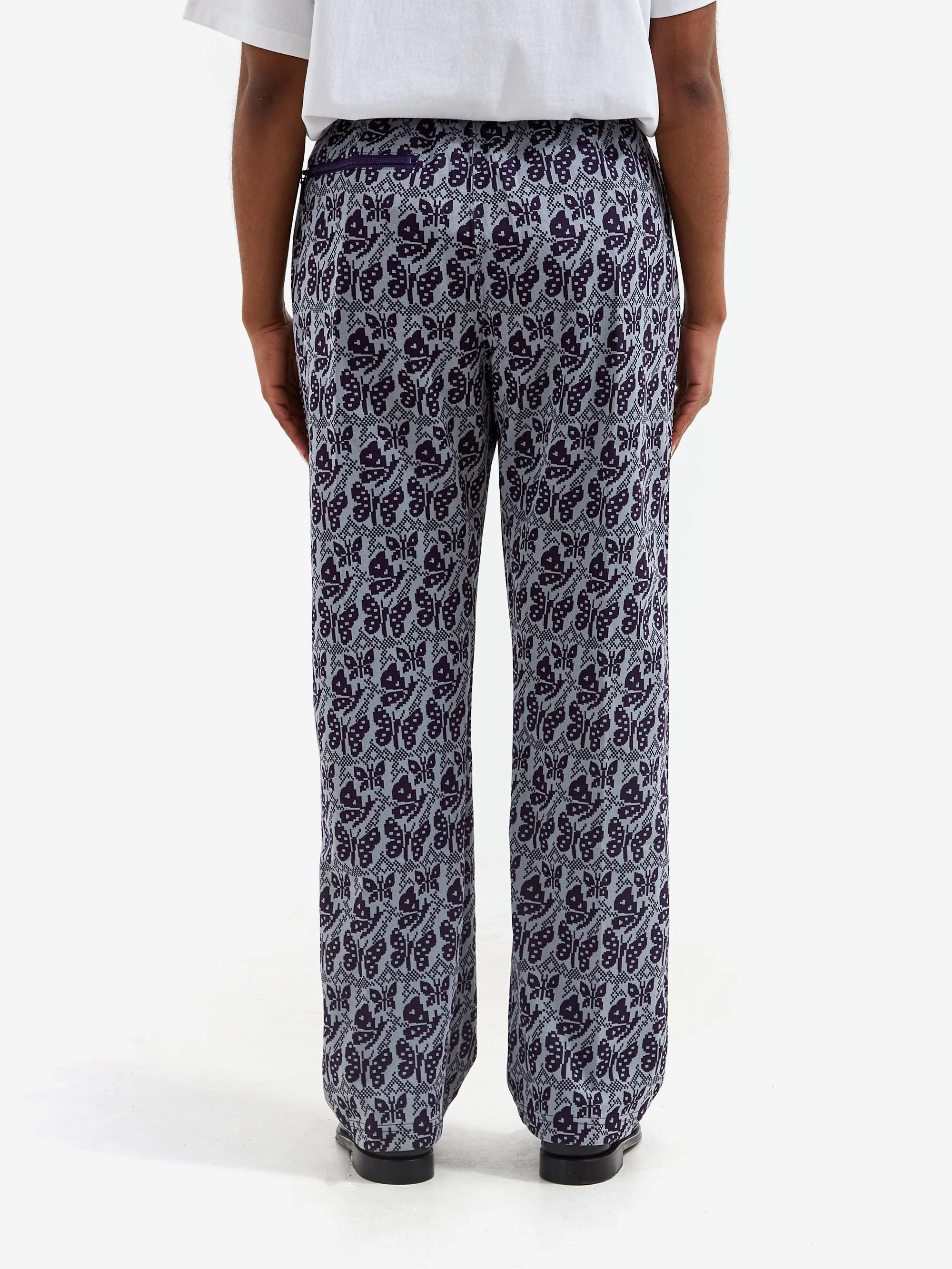Needles Track Pant Poly Jacquard - Papillion - Image 3