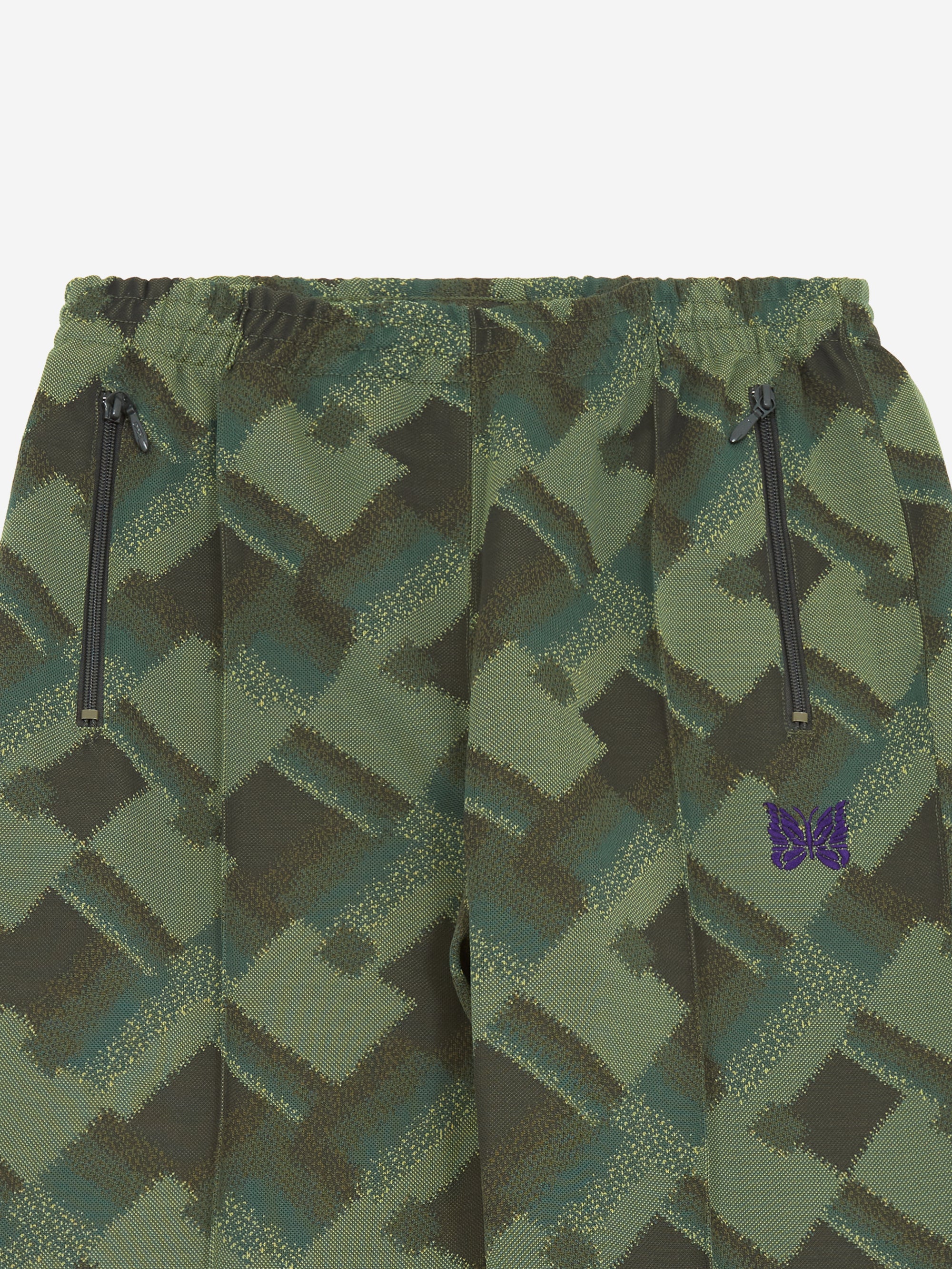 Needles Track Pant - Poly Jq. - Olive - Image 5