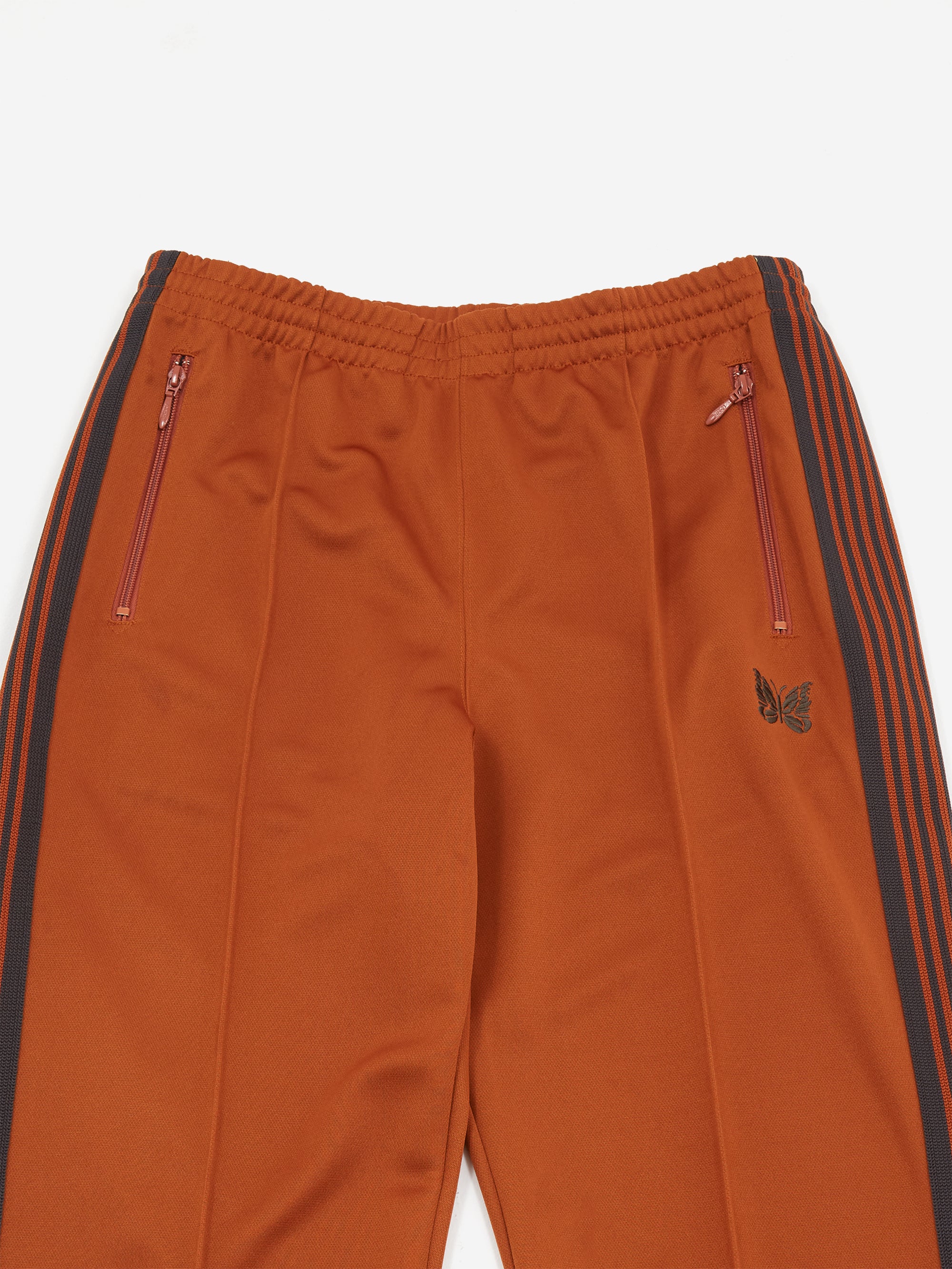 Needles Track Pant - Poly Smooth - Rust - Image 3