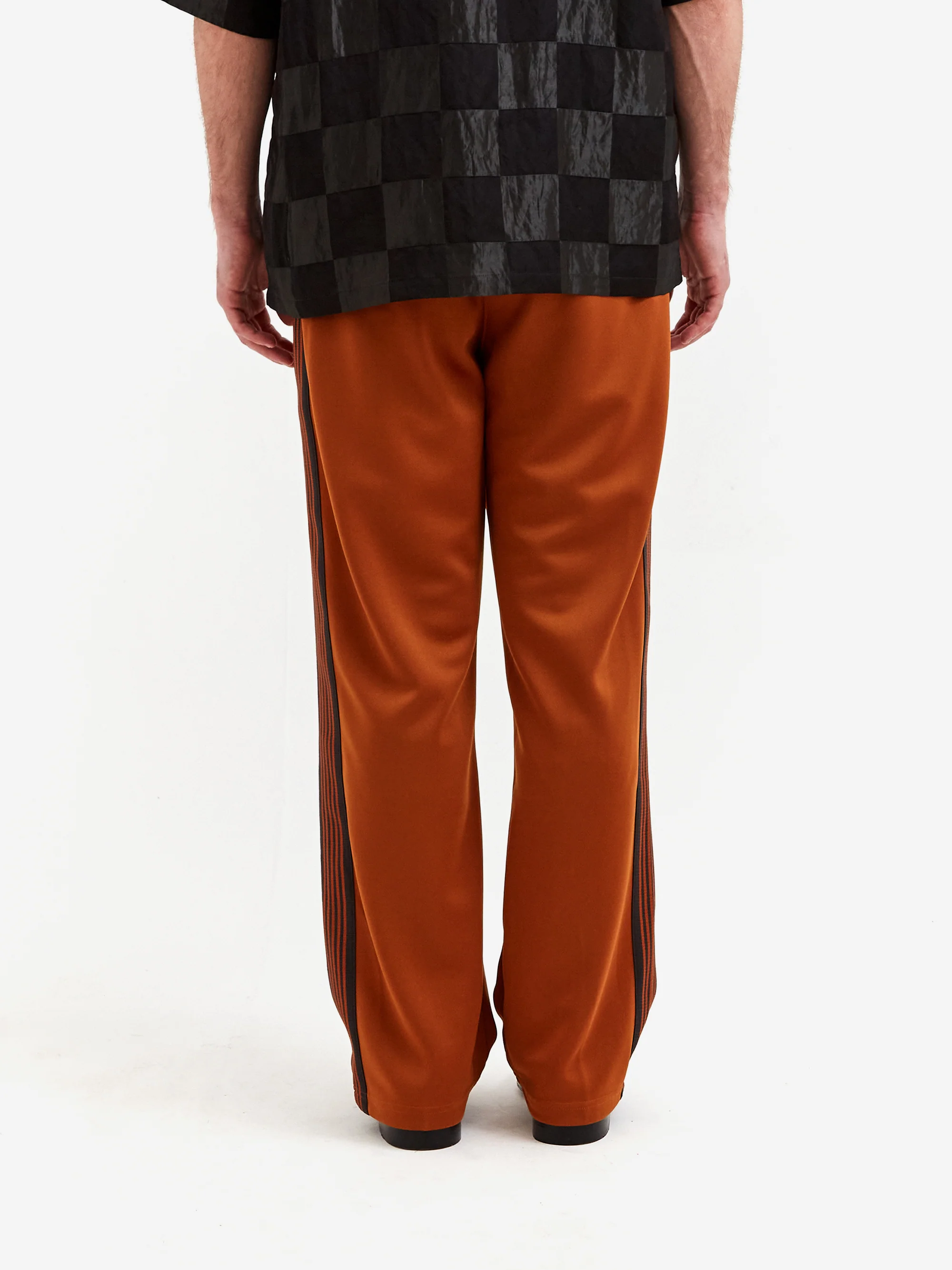 Needles Track Pant - Poly Smooth - Rust - Image 5