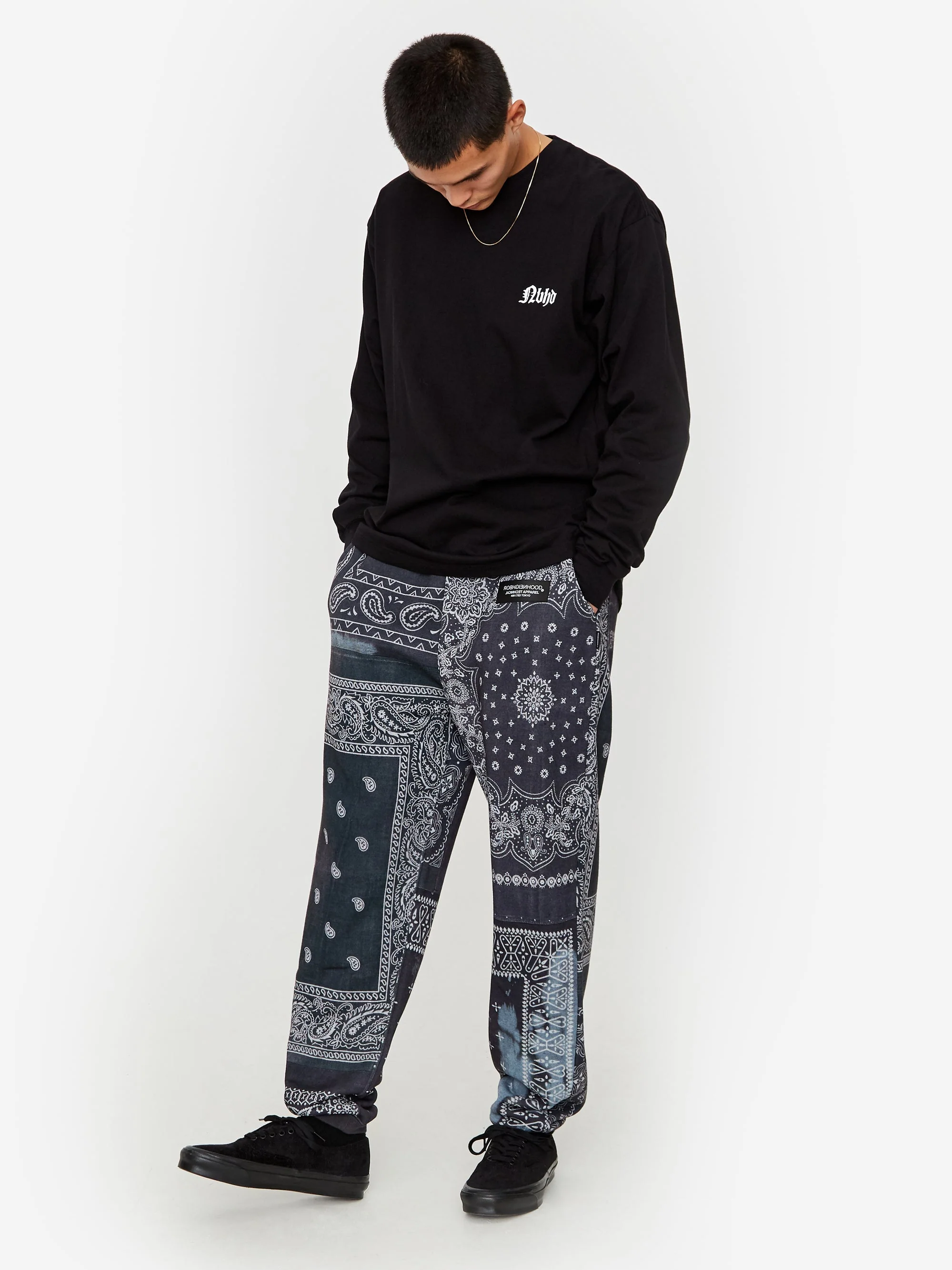 Neighborhood 3204 / Longsleeve C-T-Shirt - Black - Image 6