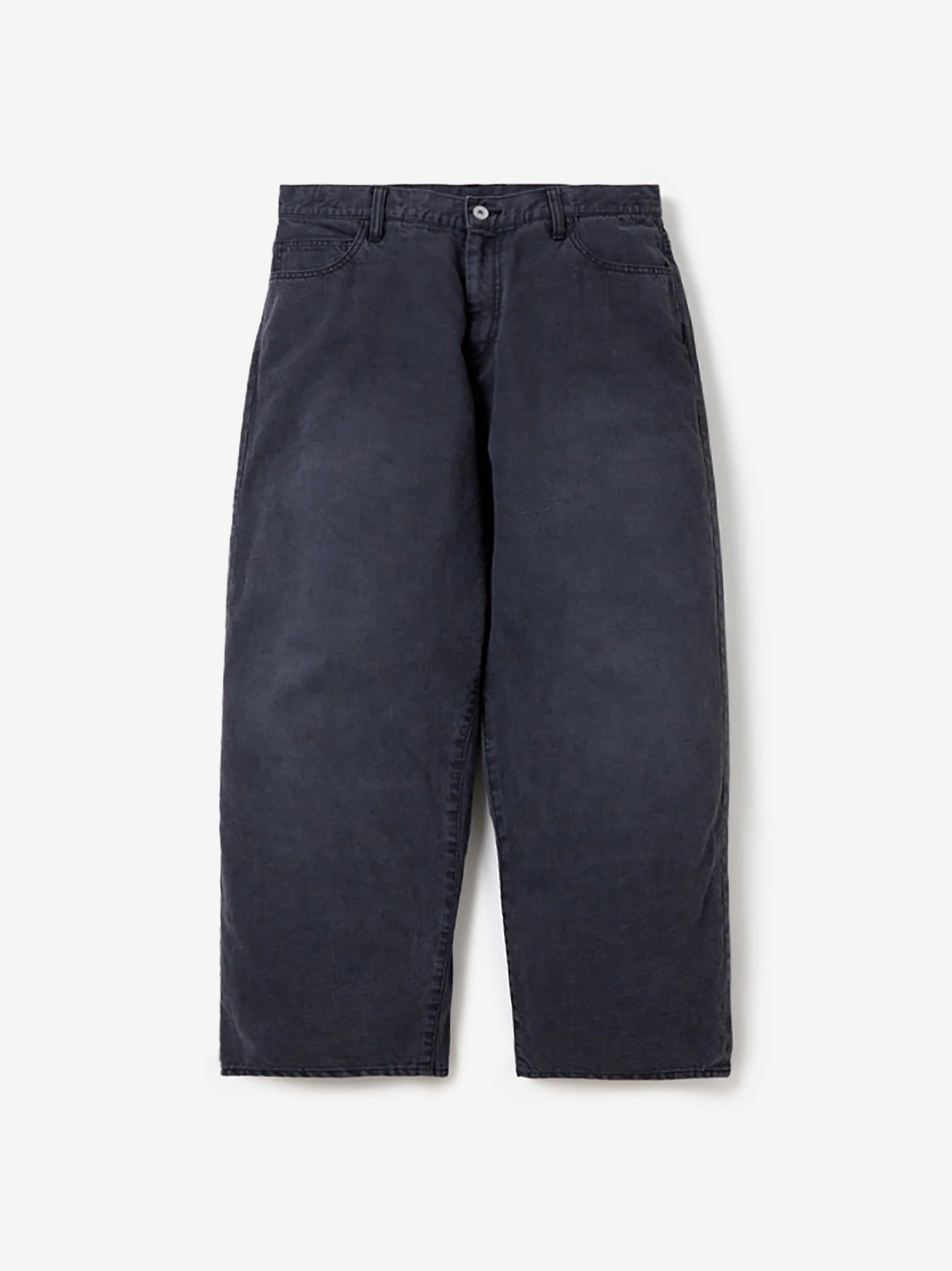 Neighborhood Baggy Silhouette Denim Pants - Black