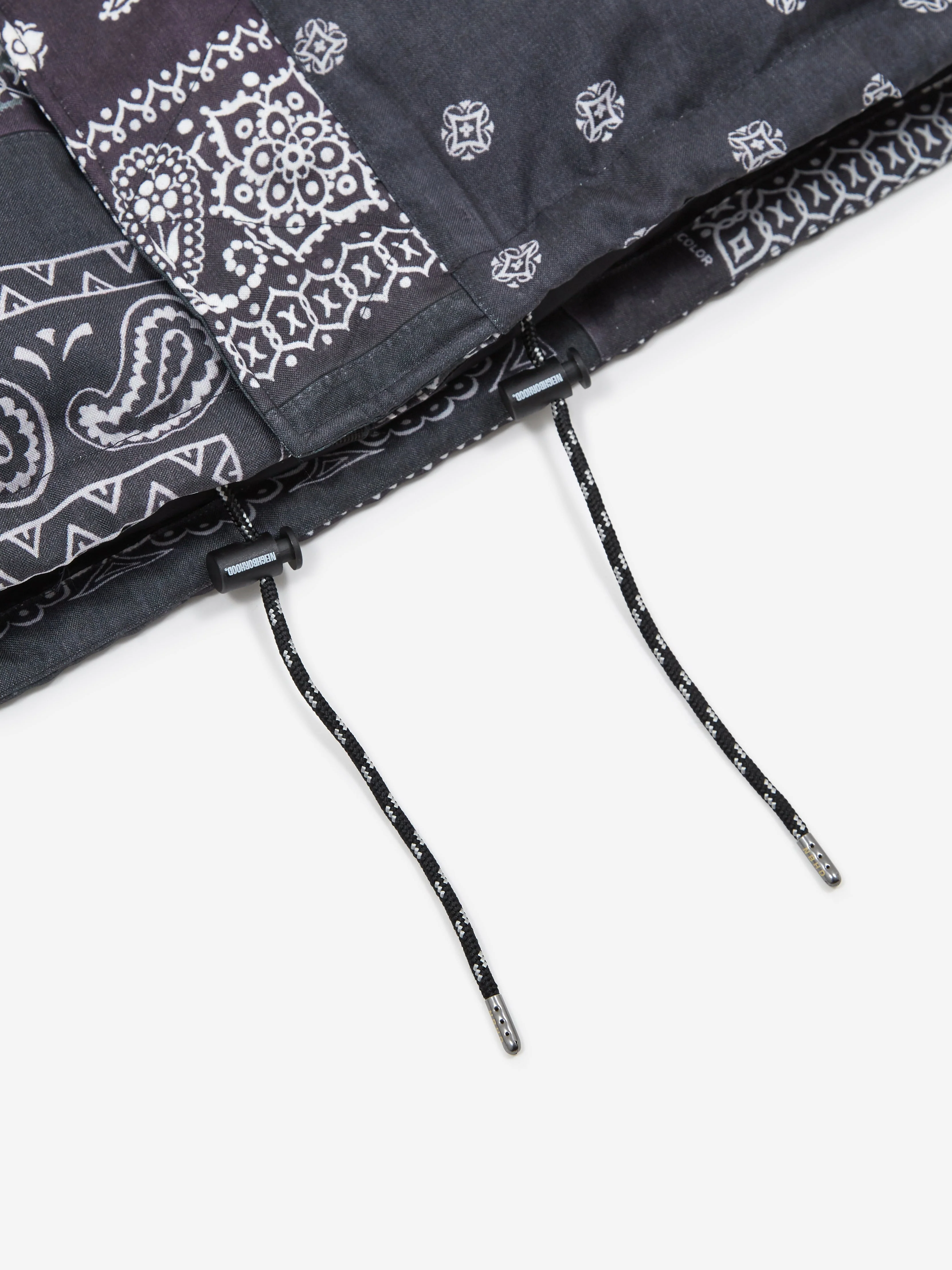 Neighborhood Bandana Chopped Down / E-Jacket - Black - Image 4