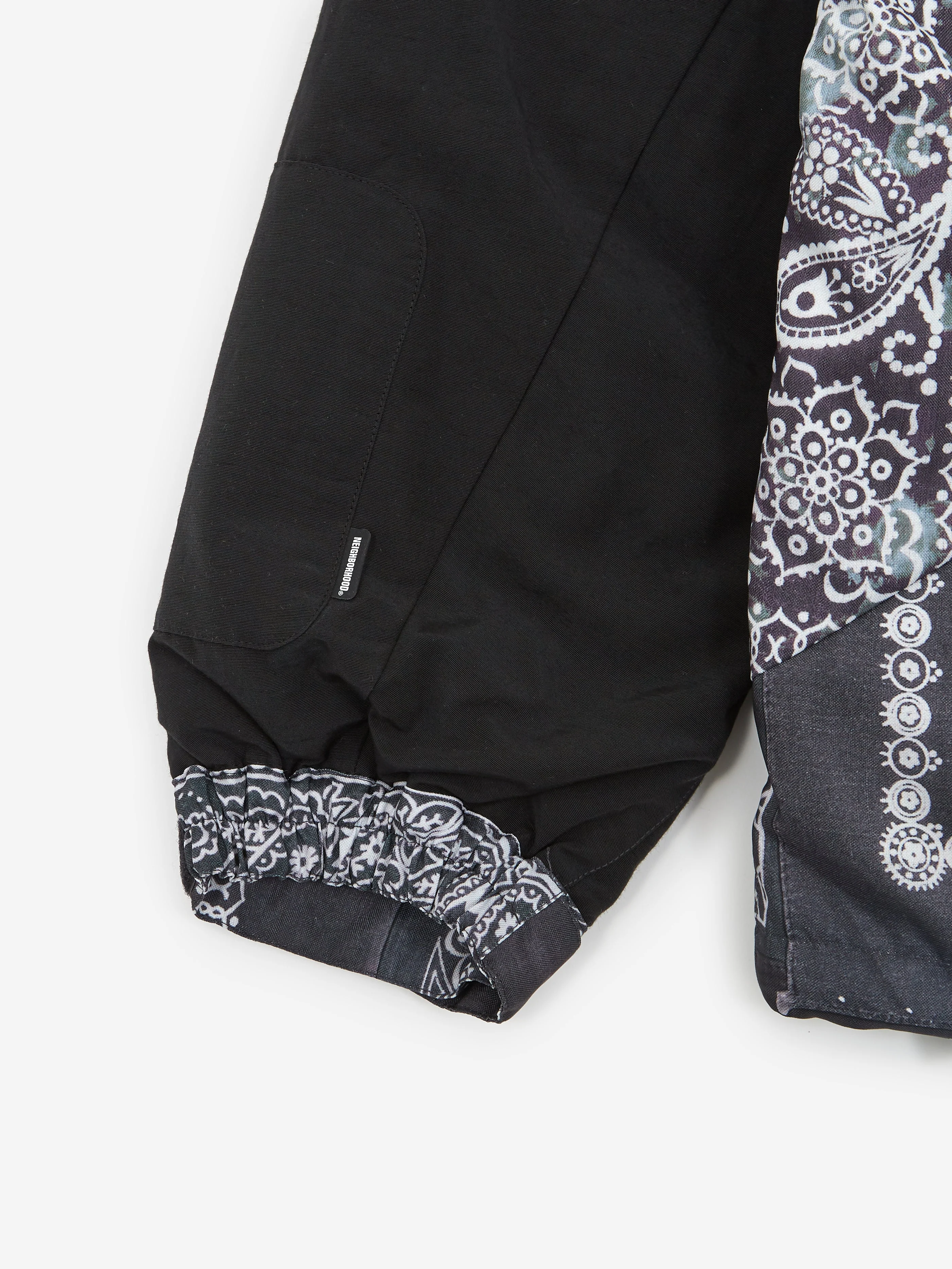 Neighborhood Bandana Chopped Down / E-Jacket - Black - Image 6
