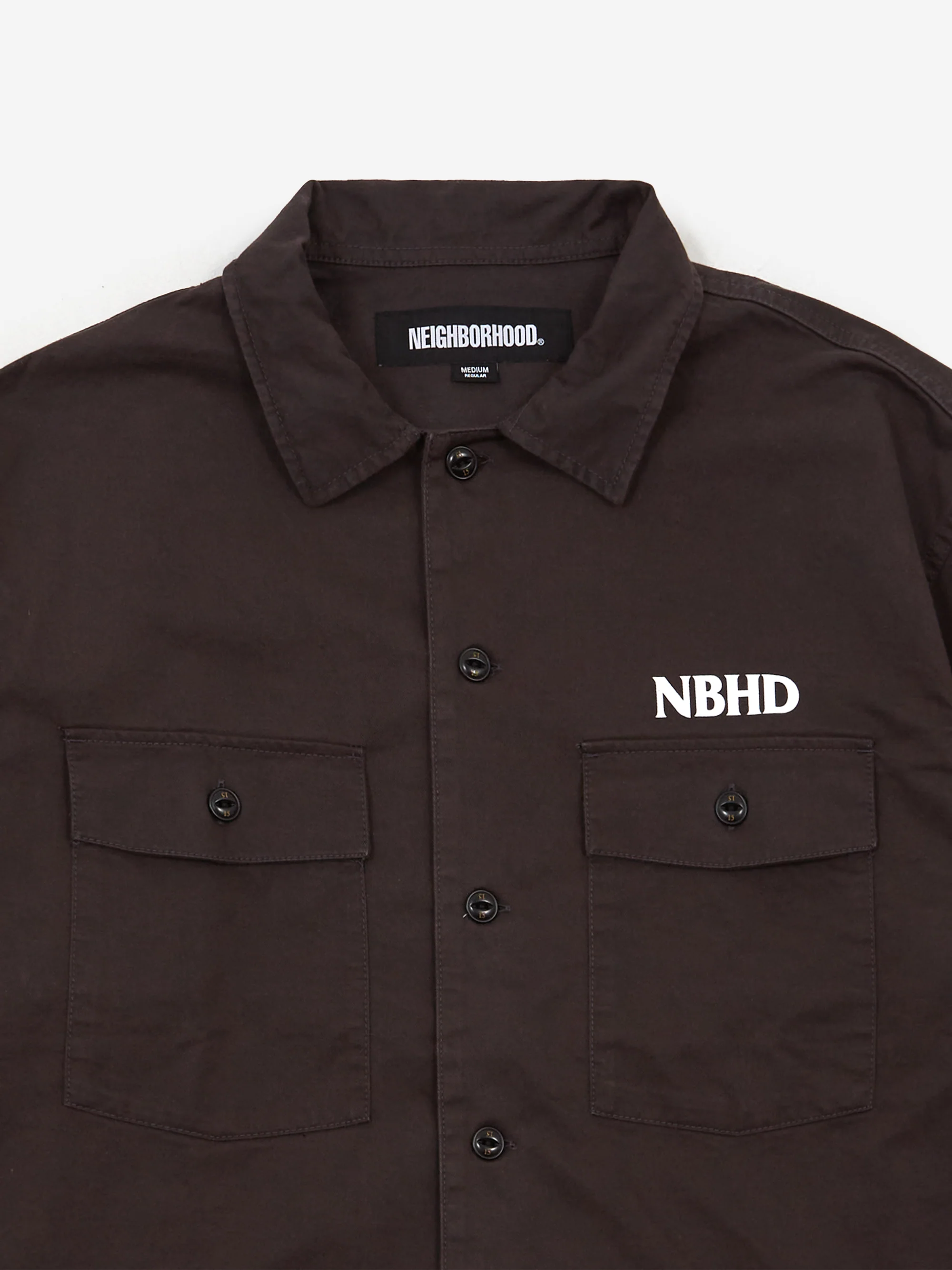 Neighborhood BDU Long Sleeve Shirt - Black - Image 2