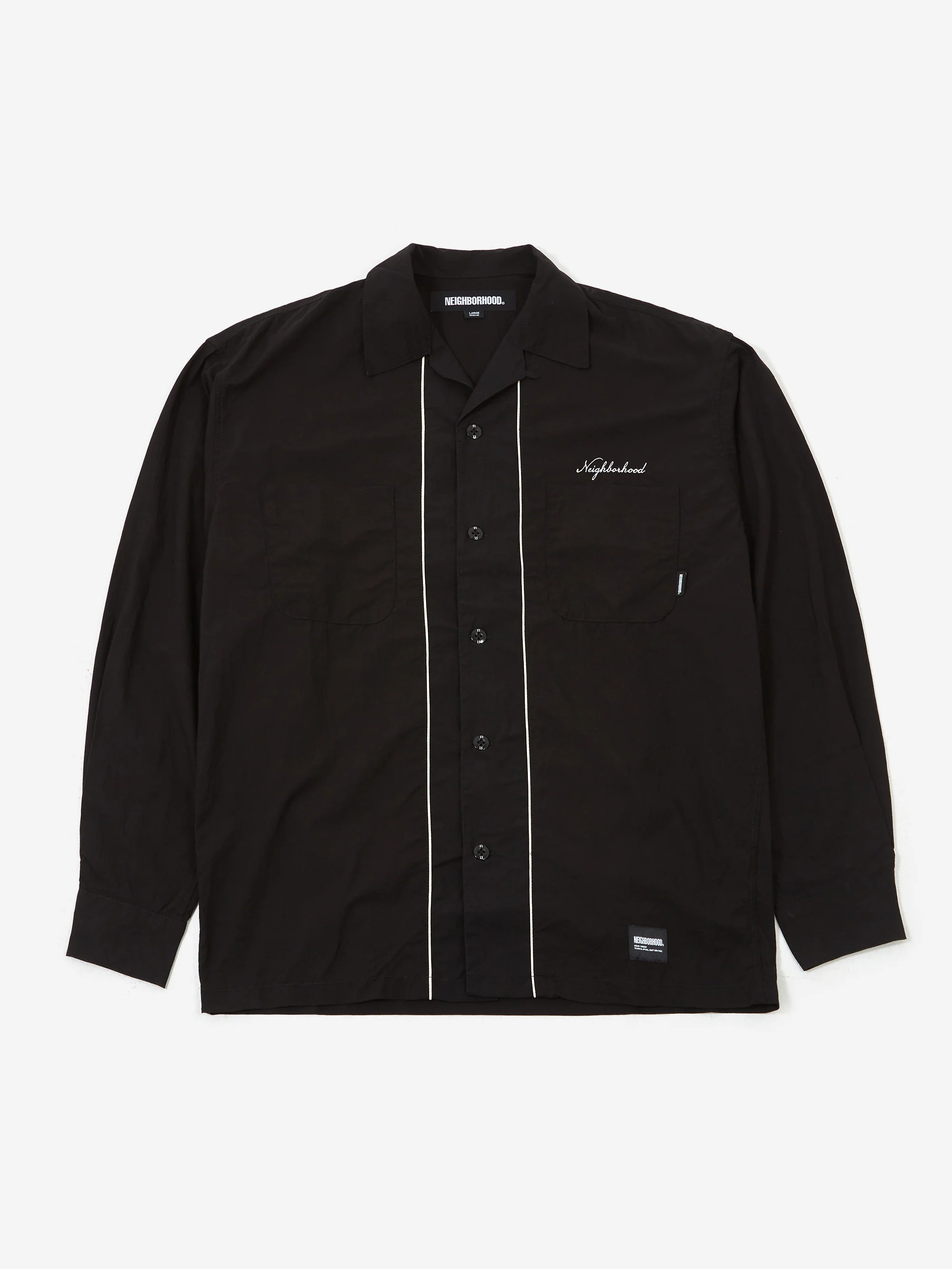 Neighborhood Bicolor Shirt Long Sleeve - Black