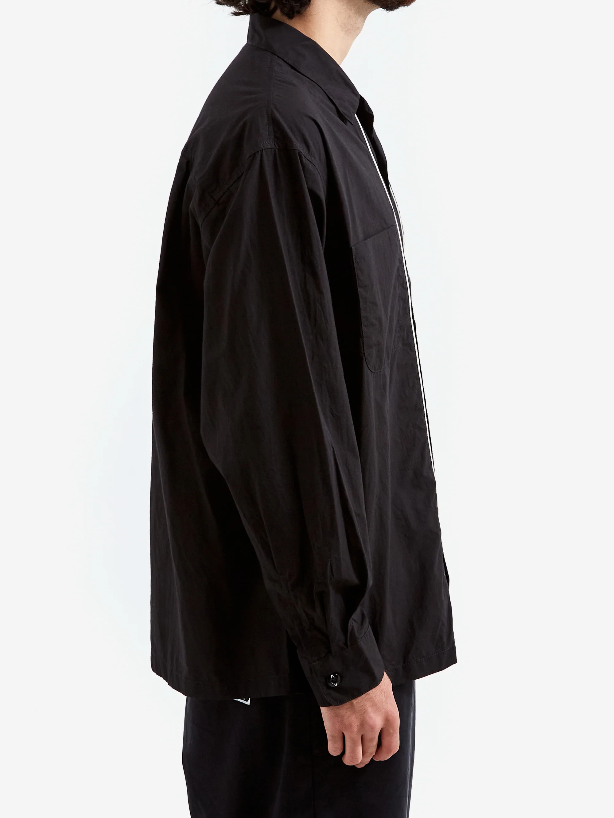 Neighborhood Bicolor Shirt Long Sleeve - Black - Image 5