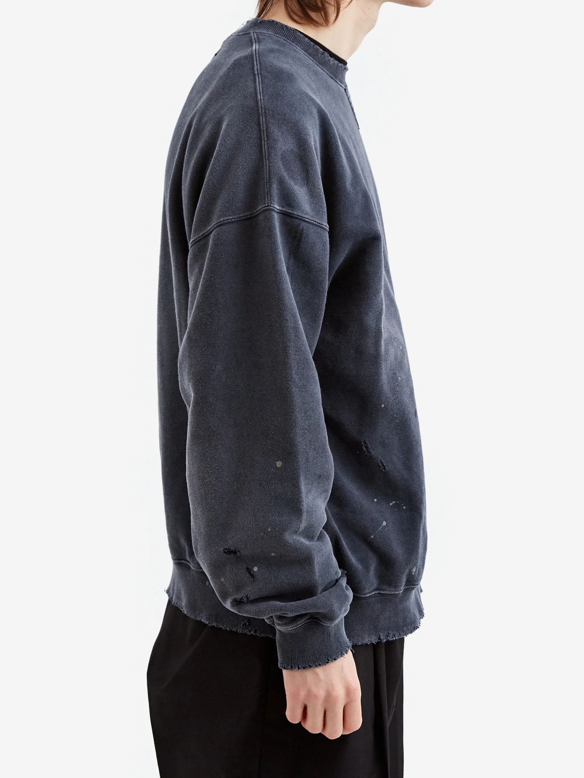 Neighborhood Damage Sweatshirt Long Sleeve - Black - Image 5