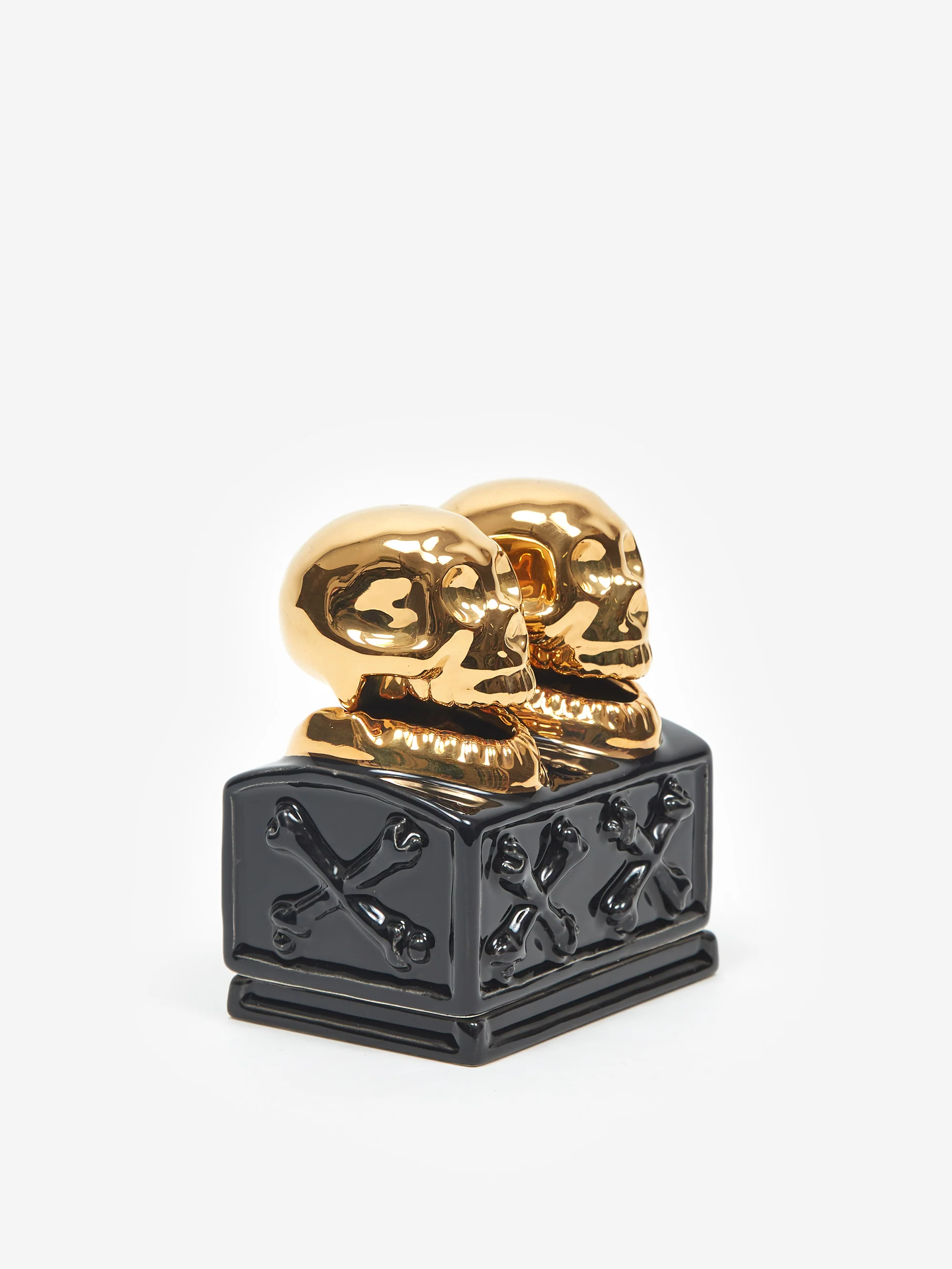 Neighborhood Dualskull Incense Chamber - Black & Gold - Image 3