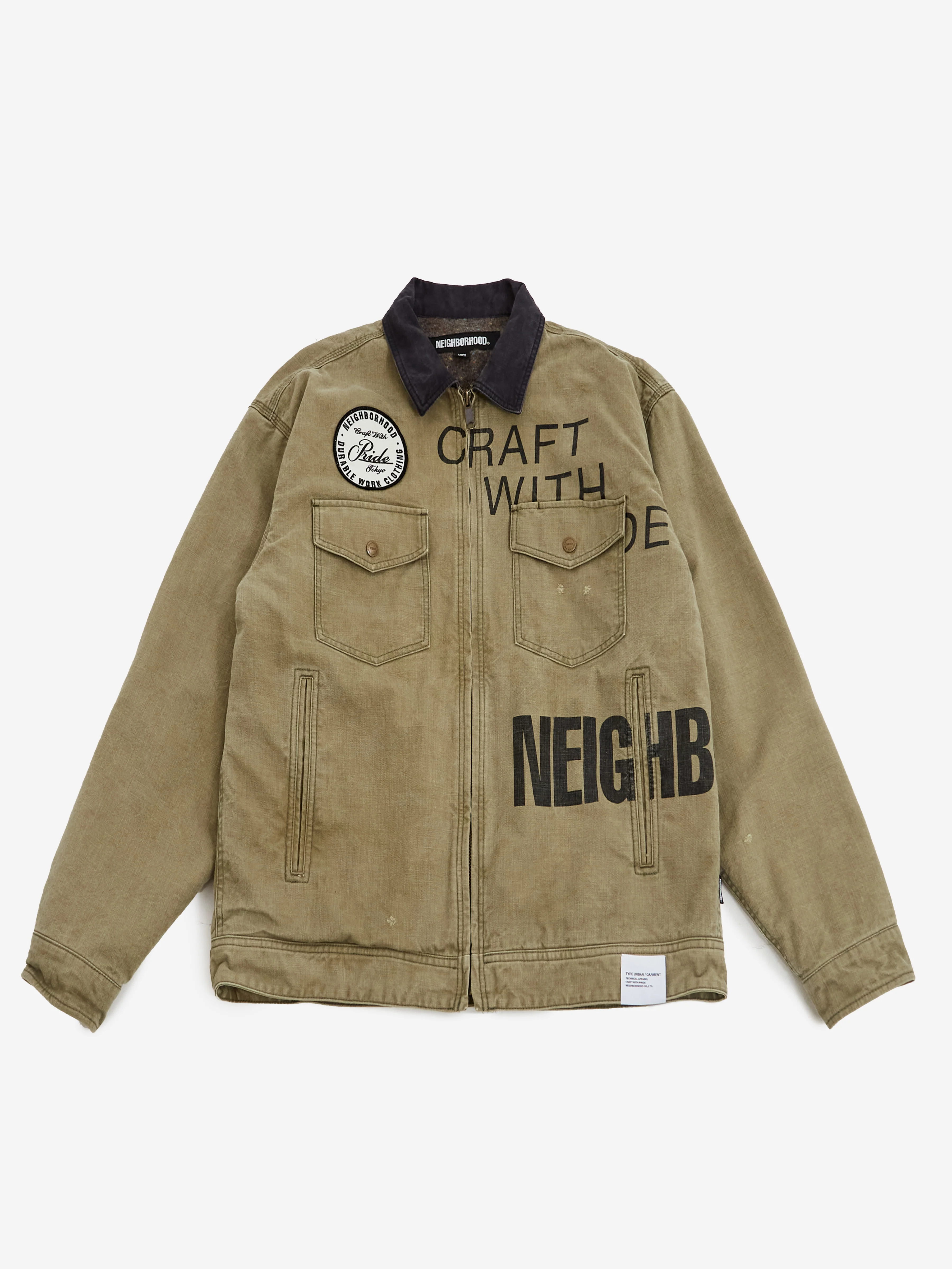 Neighborhood Duck Work Jacket - Olive Drab