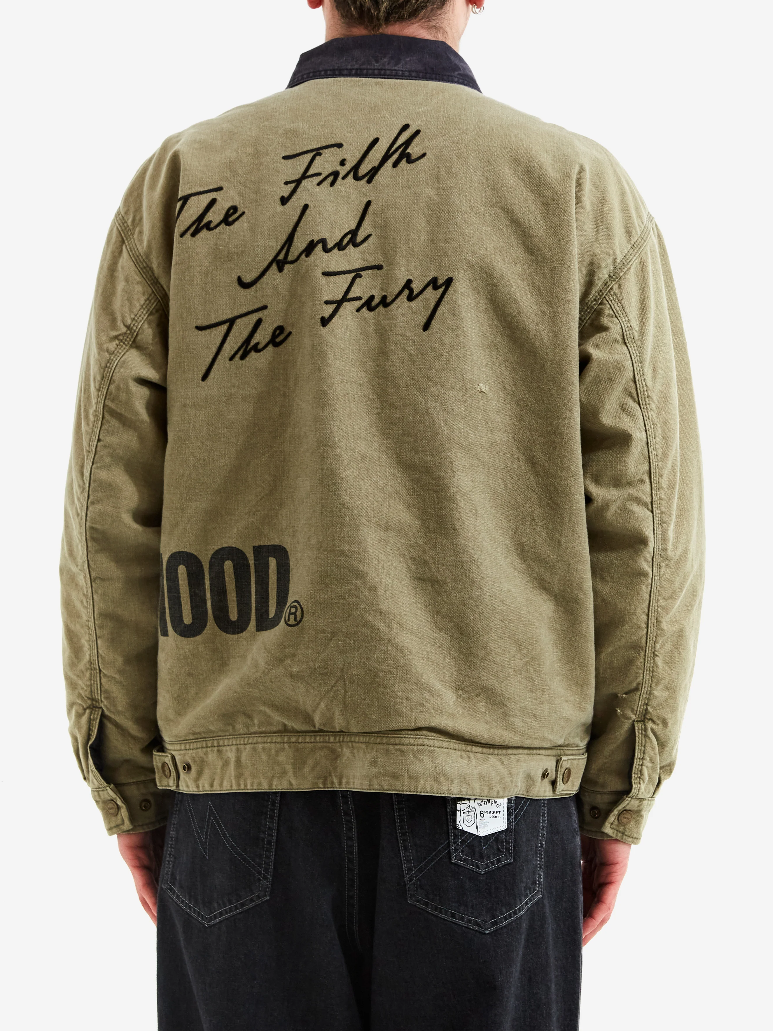 Neighborhood Duck Work Jacket - Olive Drab - Image 7