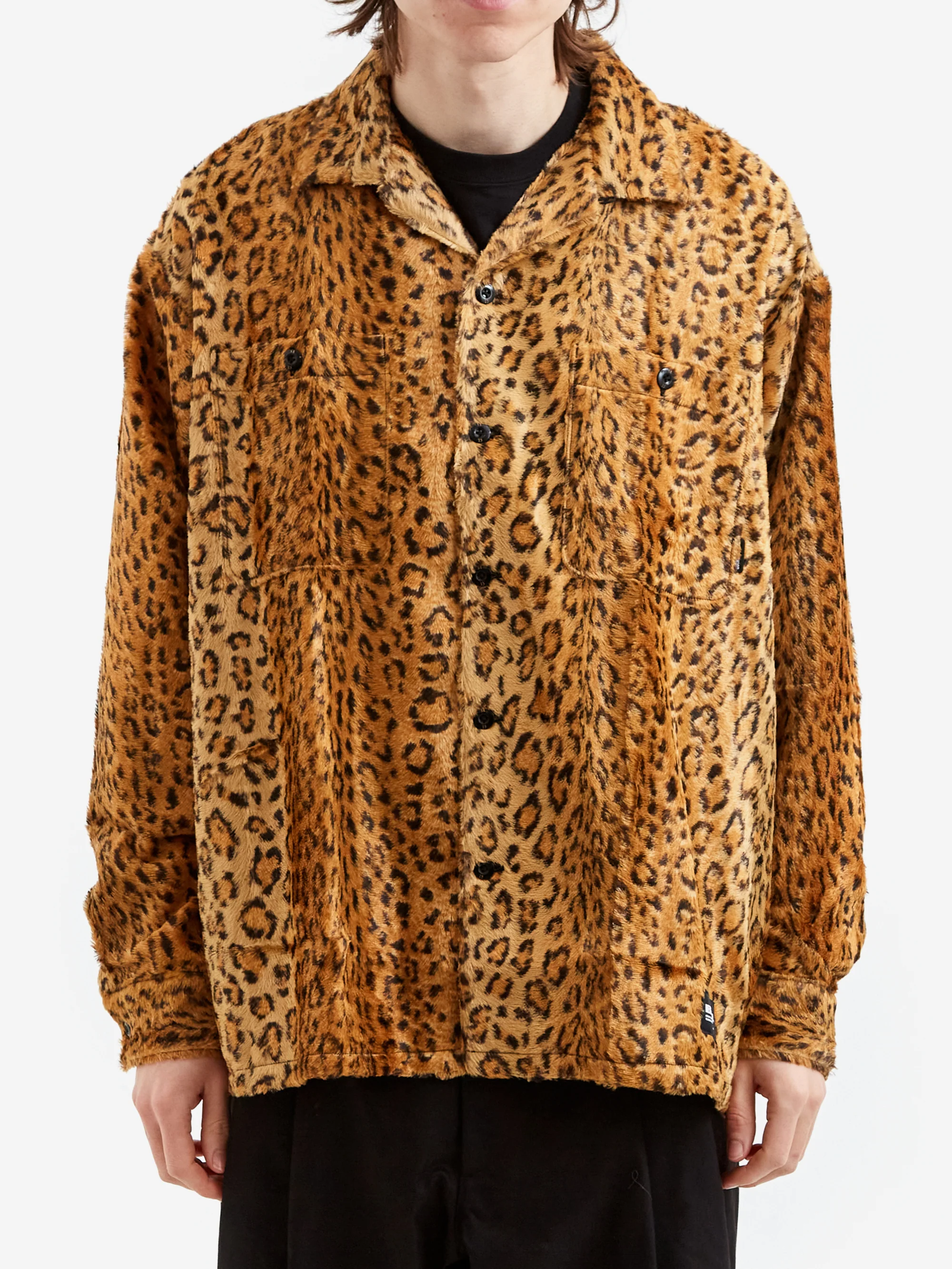 Neighborhood Fur Shirt Long Sleeve - Leopard - Image 2