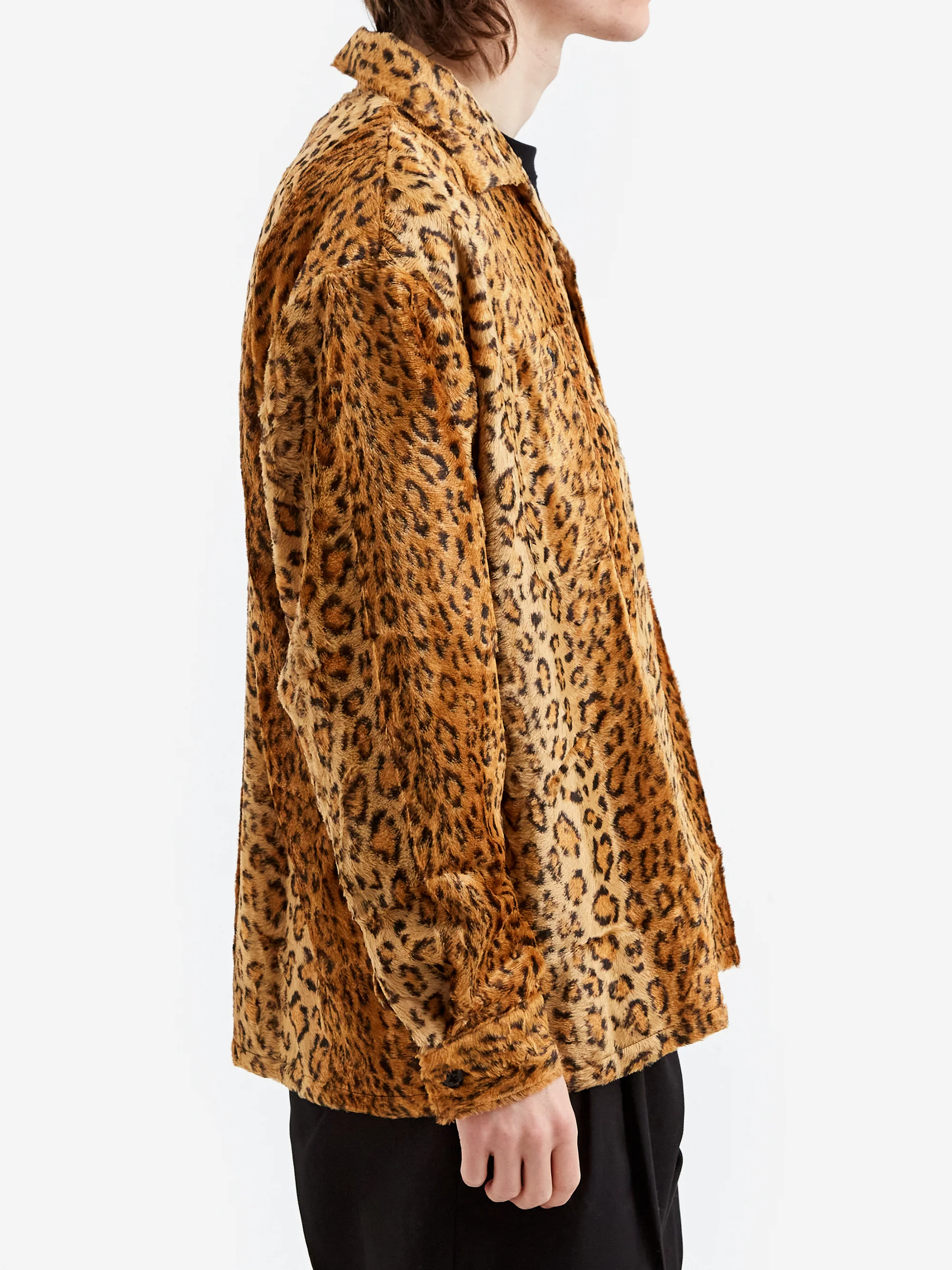 Neighborhood Fur Shirt Long Sleeve - Leopard - Image 5