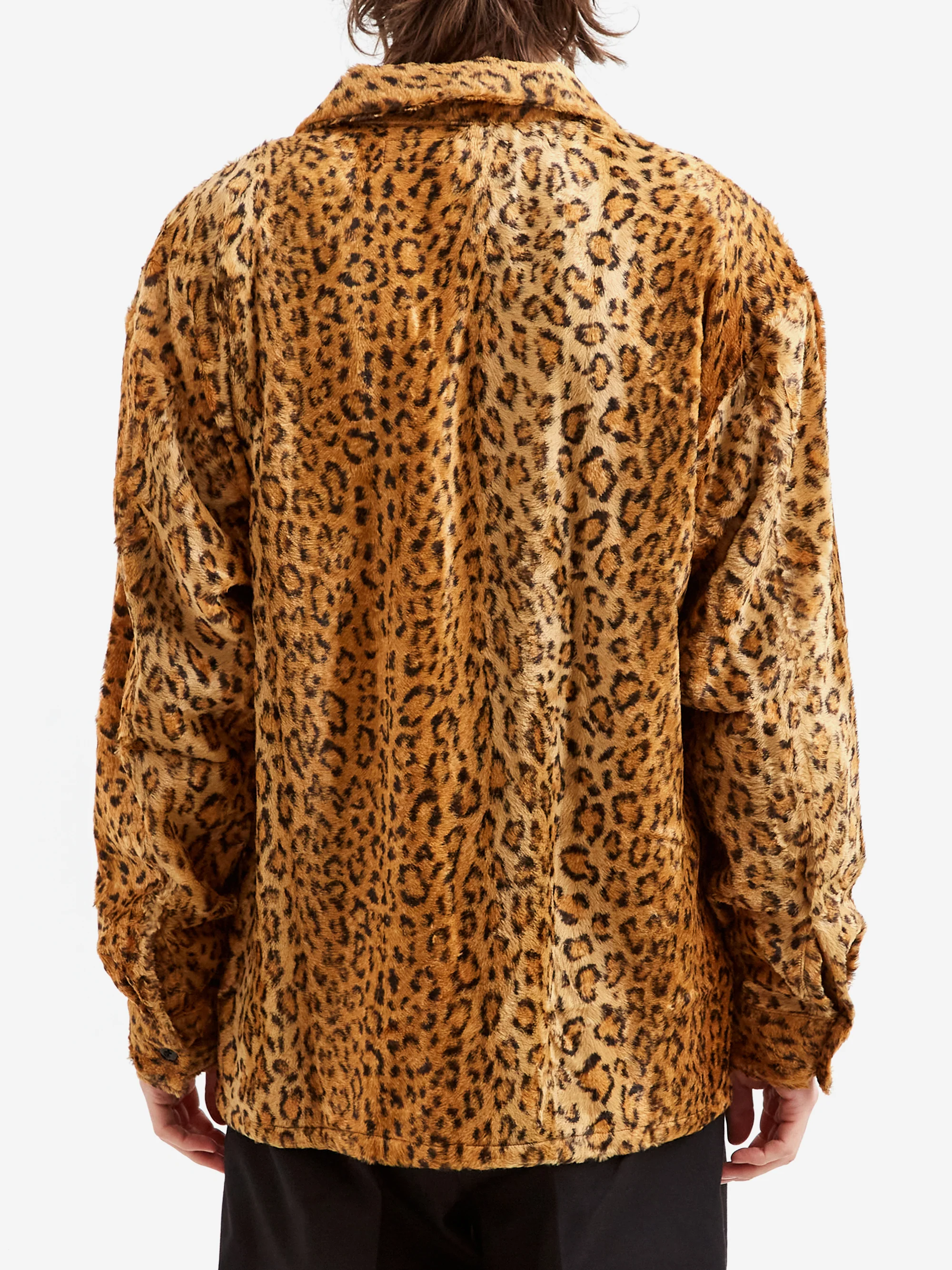 Neighborhood Fur Shirt Long Sleeve - Leopard - Image 6