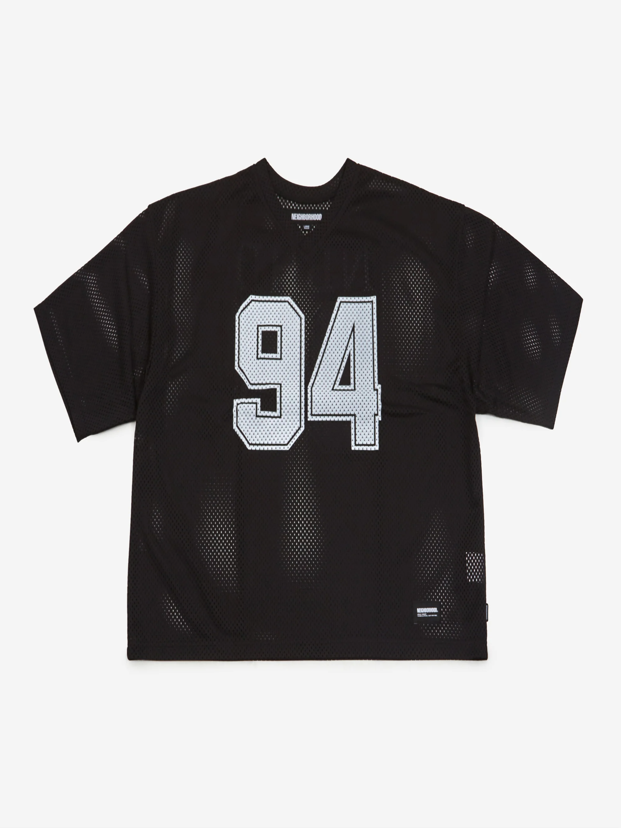 Neighborhood Hockey V-Neck Short Sleeve T-Shirt - Black