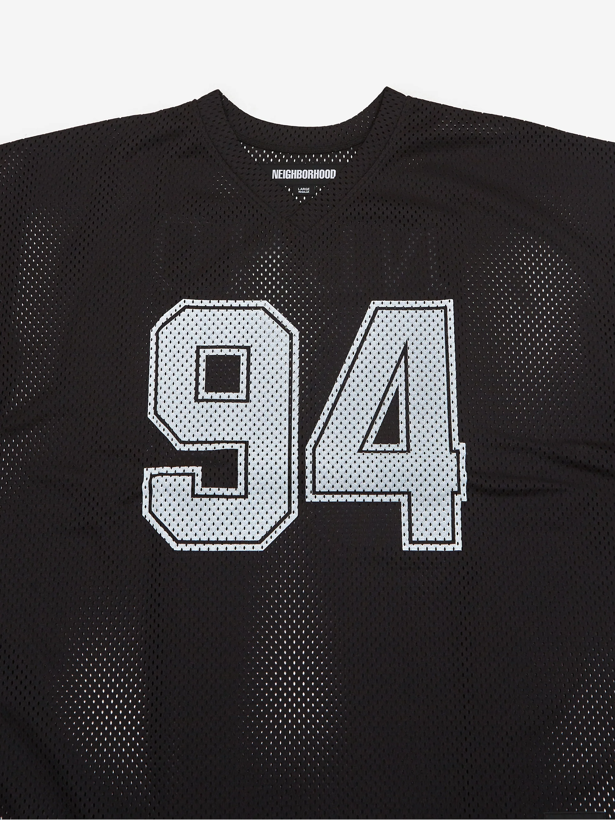 Neighborhood Hockey V-Neck Short Sleeve T-Shirt - Black - Image 3
