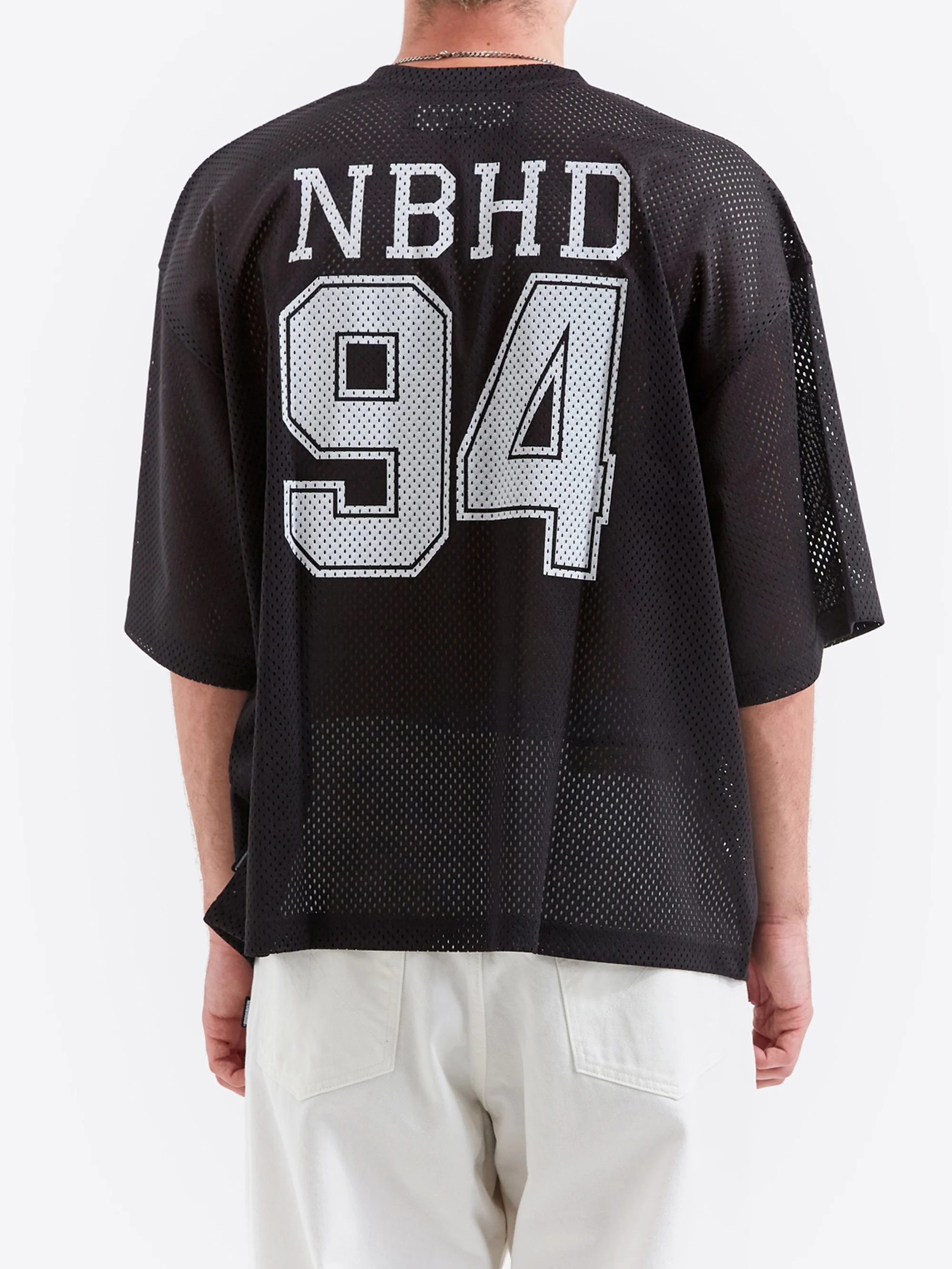 Neighborhood Hockey V-Neck Short Sleeve T-Shirt - Black - Image 6