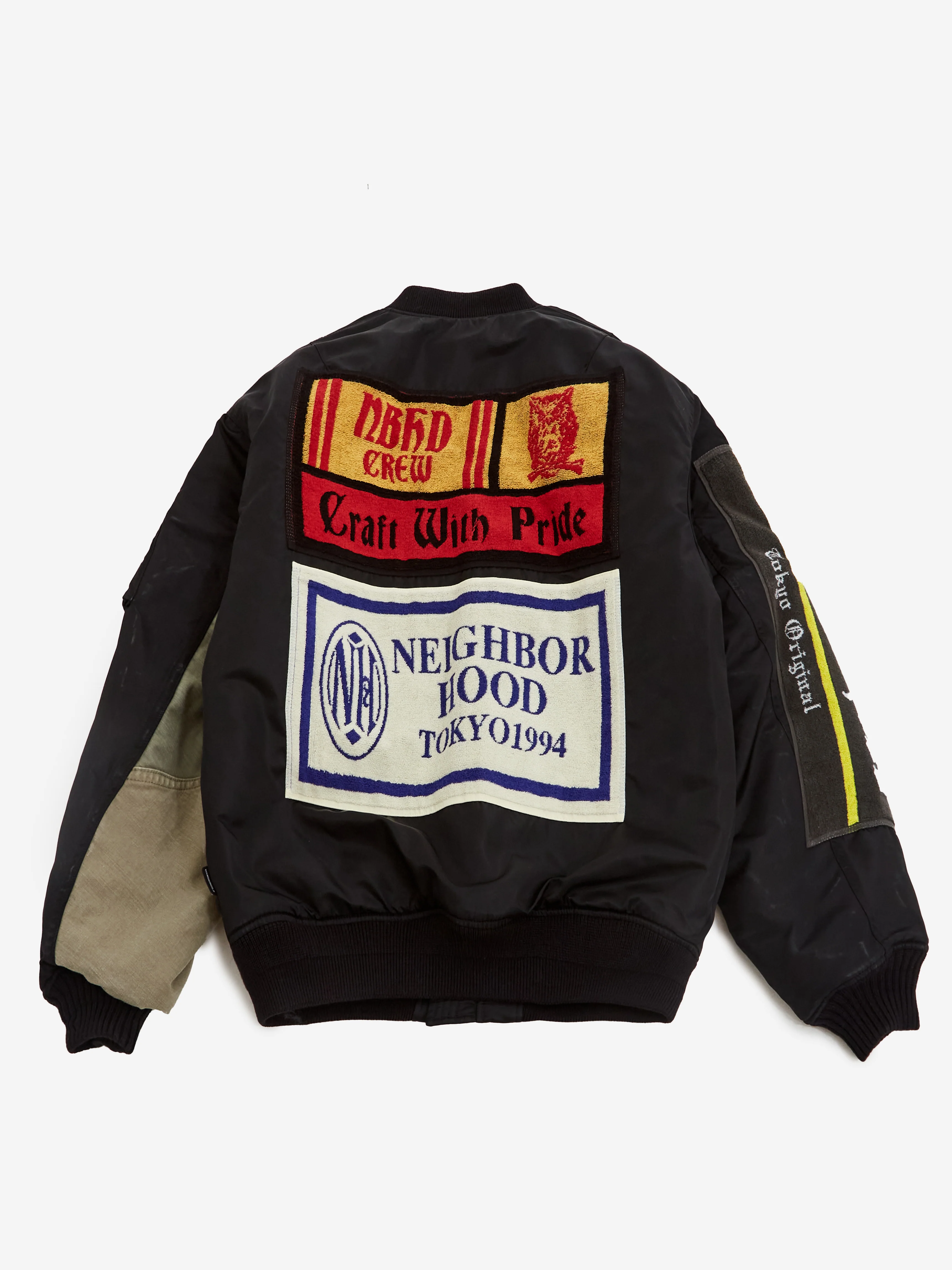 Neighborhood MA-1 Flight Mod Jacket - Black - Image 4