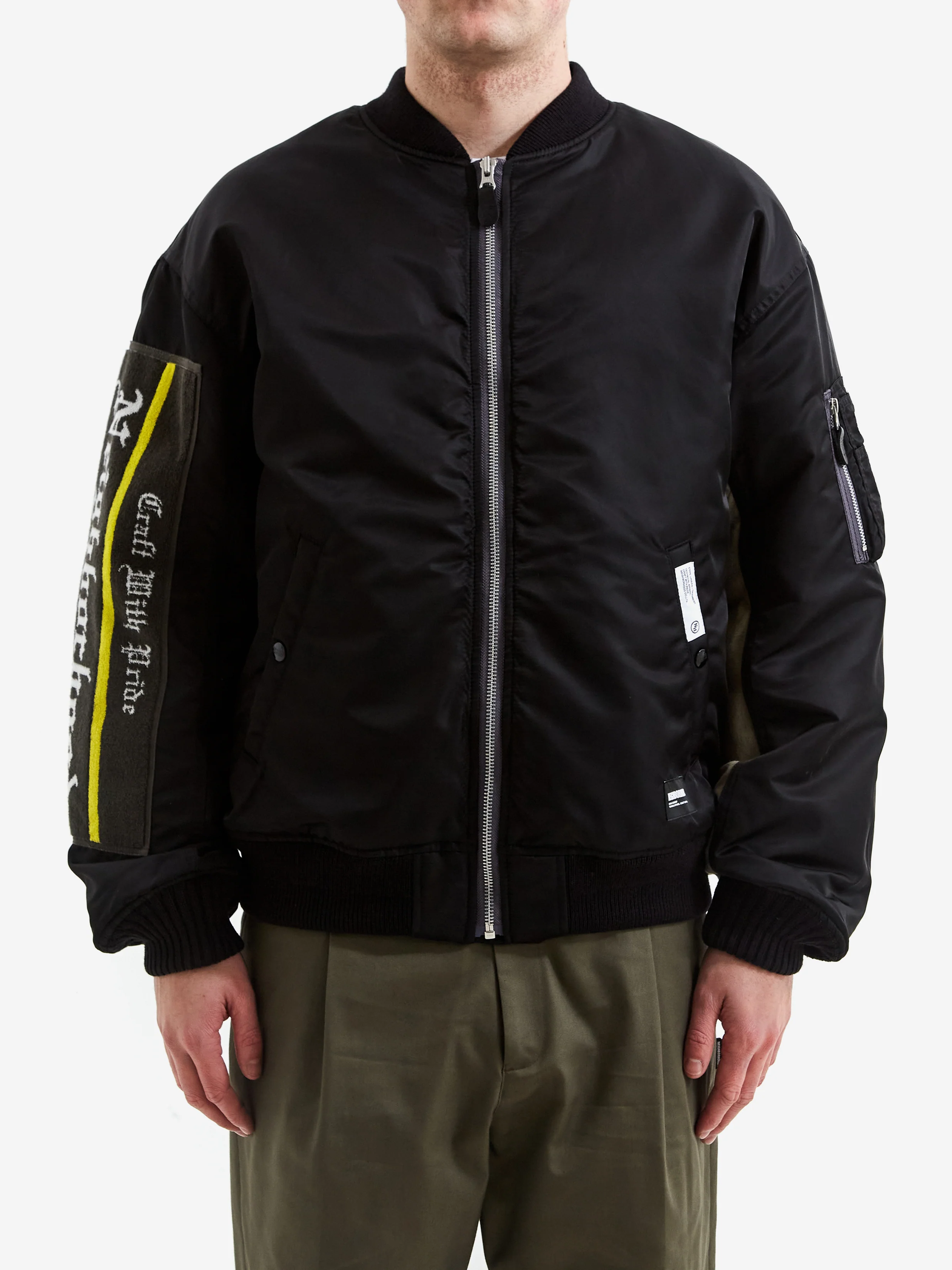 Neighborhood MA-1 Flight Mod Jacket - Black - Image 5