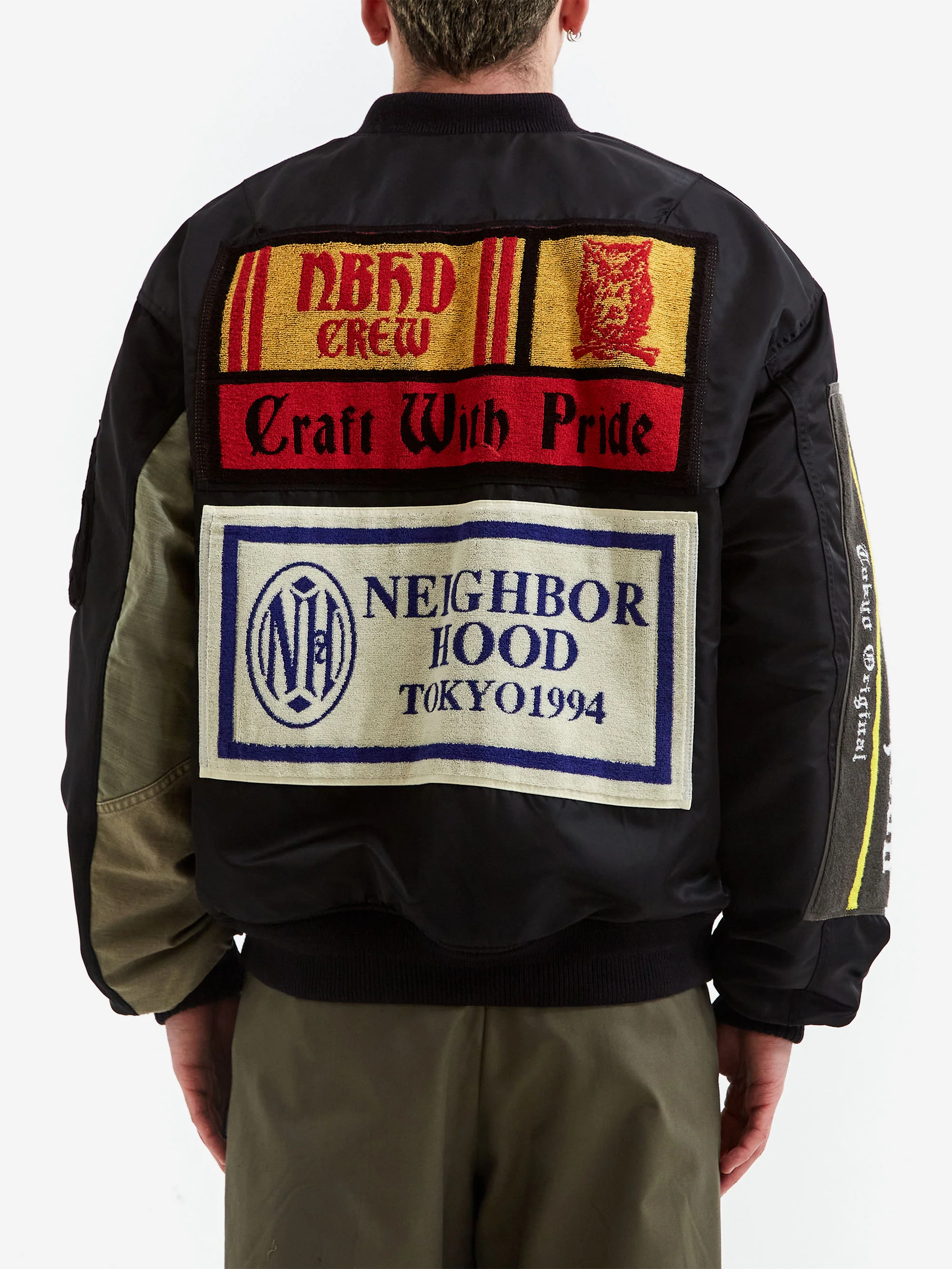Neighborhood MA-1 Flight Mod Jacket - Black - Image 7