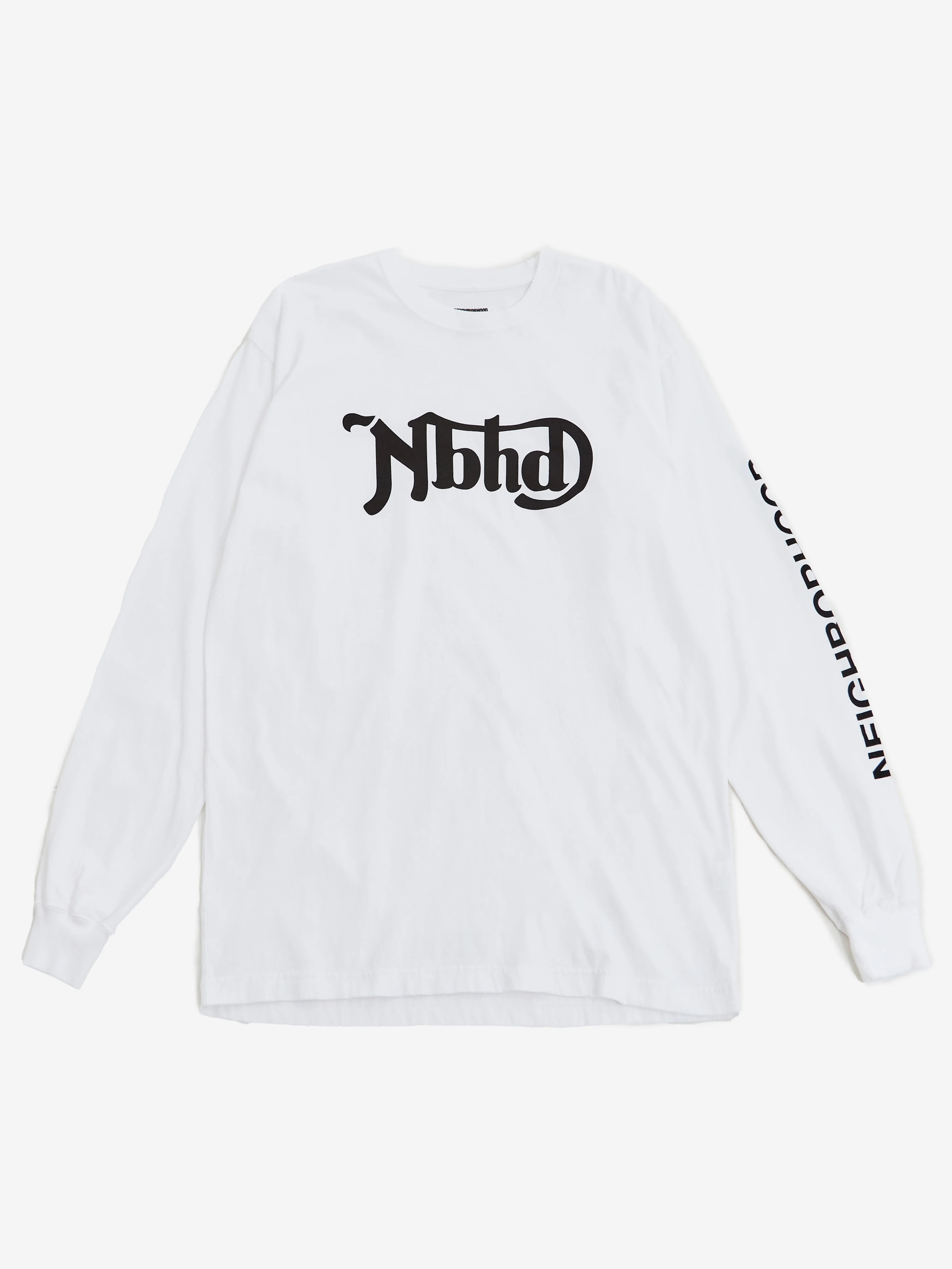 Neighborhood NH T-Shirt Long Sleeve 7 - White