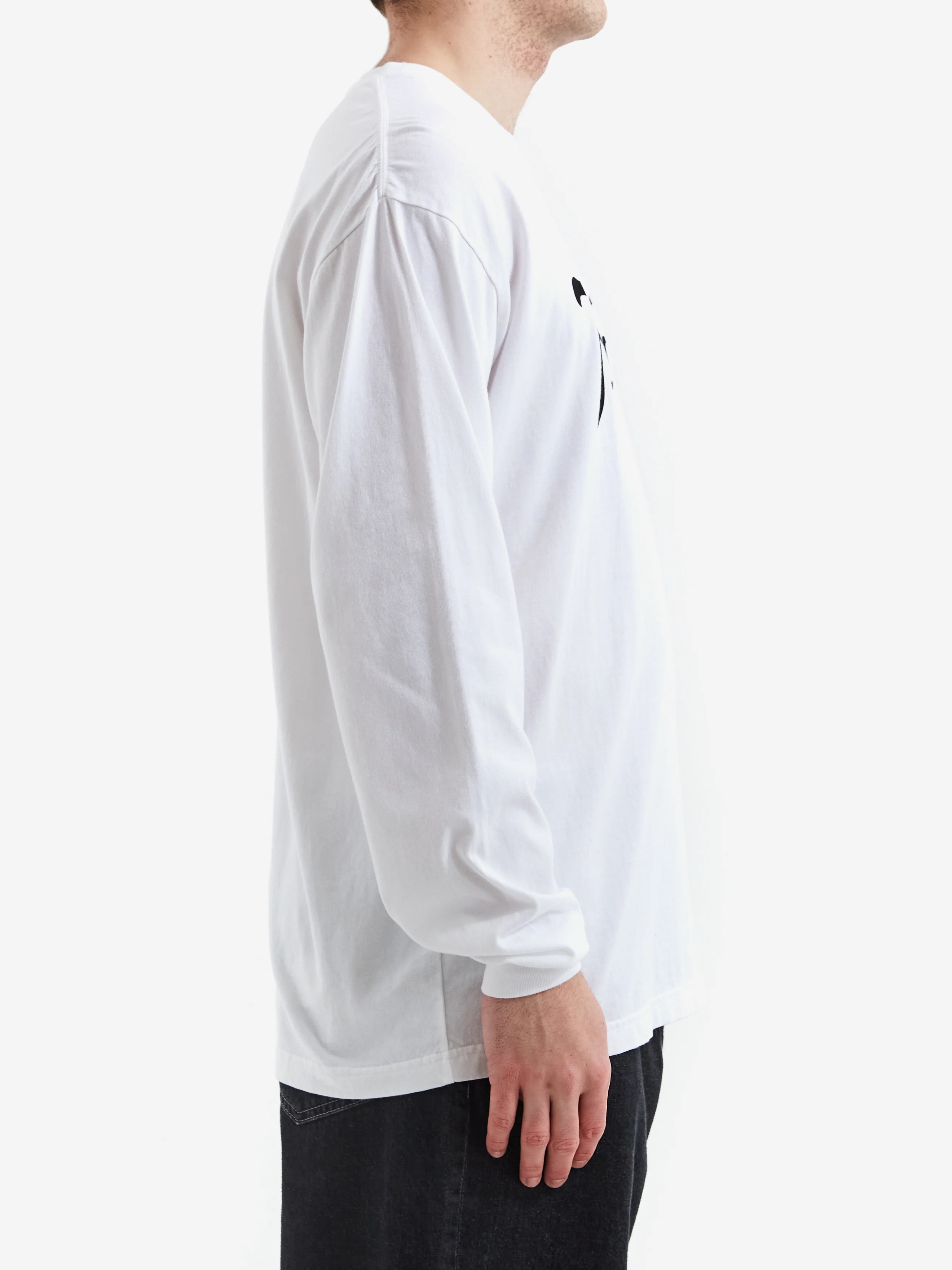 Neighborhood NH T-Shirt Long Sleeve 7 - White - Image 5