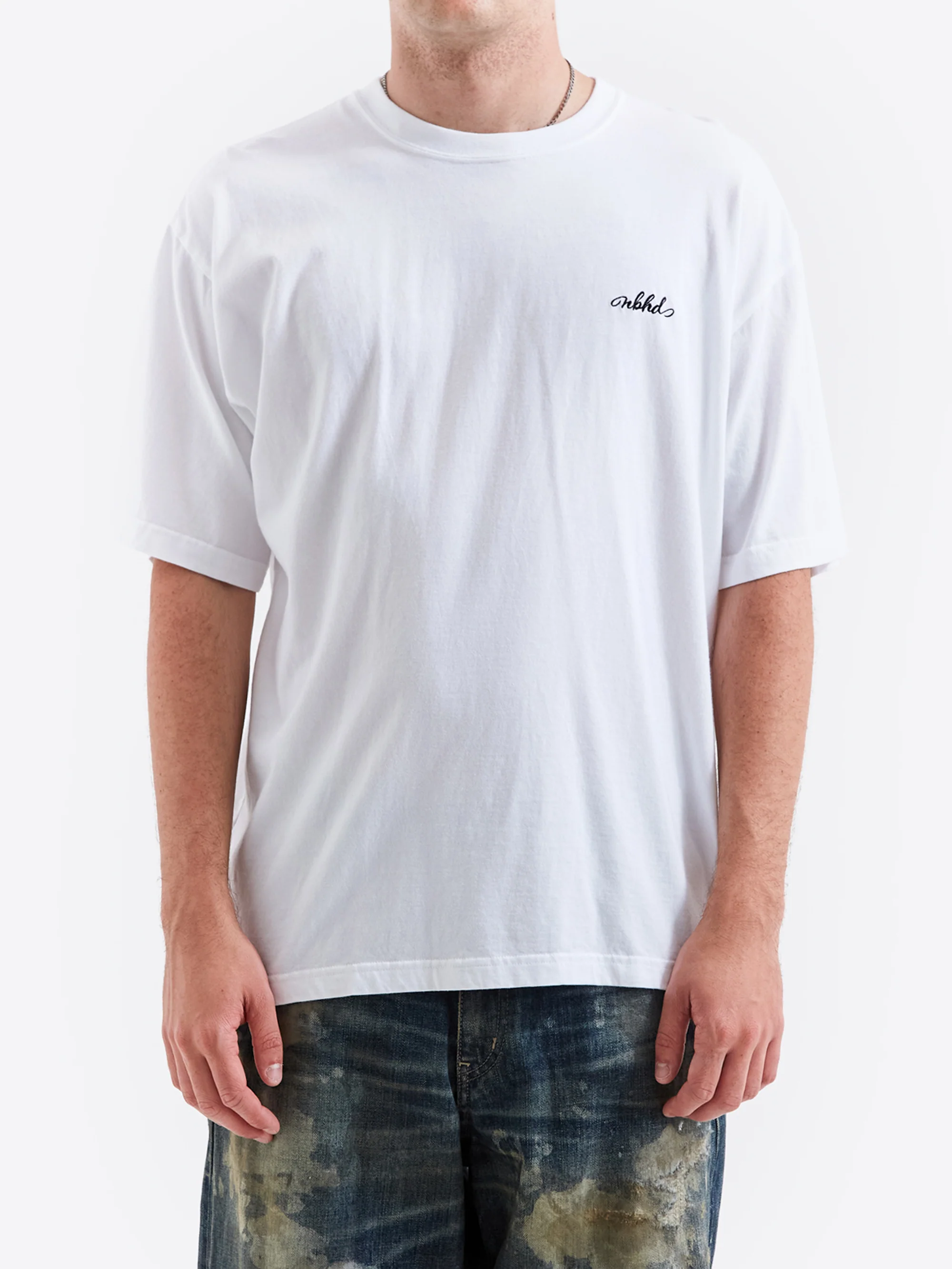 Neighborhood NH. T-Shirt Short Sleeve 12 - White - Image 2