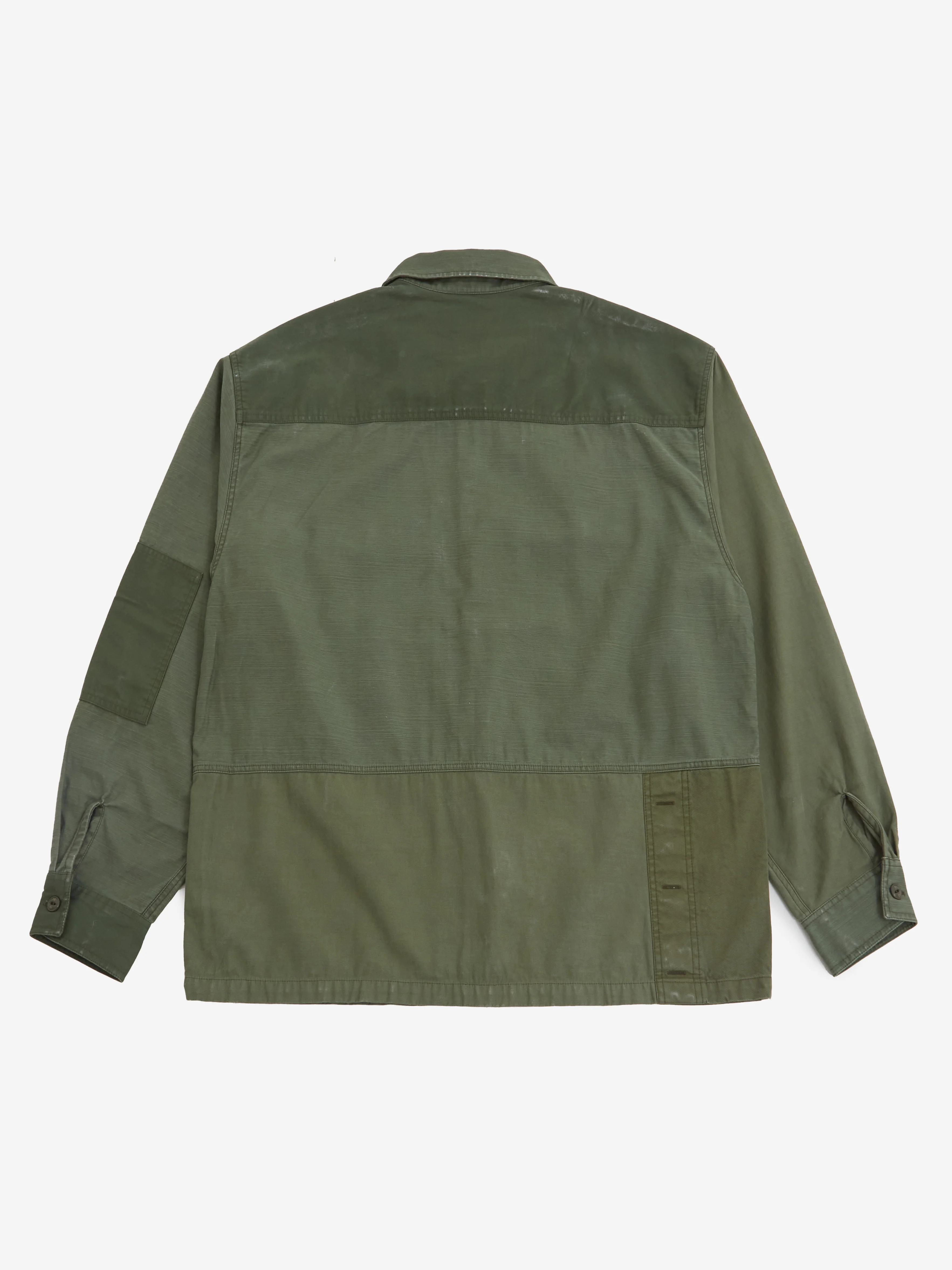 Neighborhood RM Utility Shirt Long Sleeve - Olive Drab - Image 4