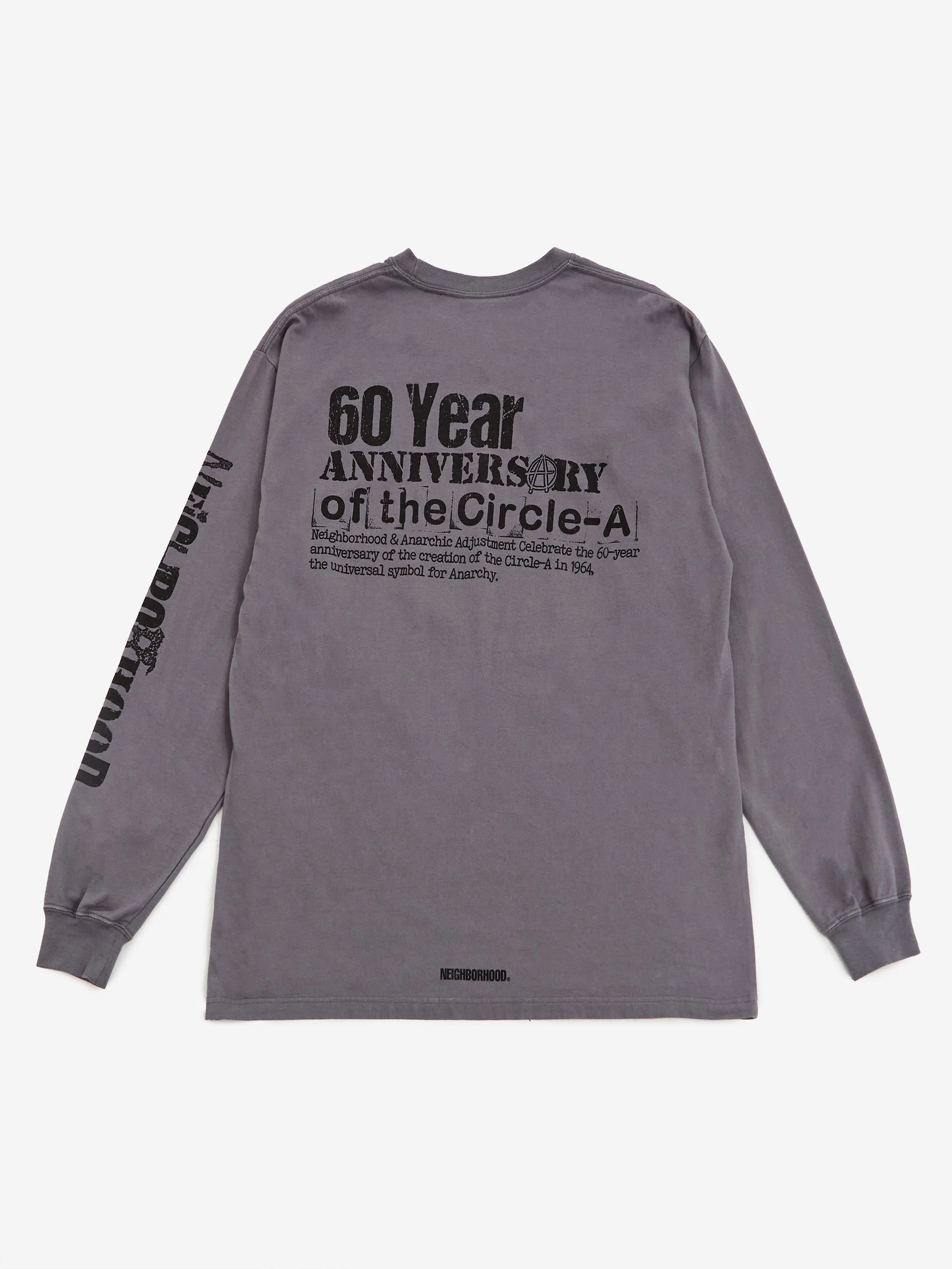 Neighborhood x Anarchic Adjustment Tee Long Sleeve - Grey - Image 4
